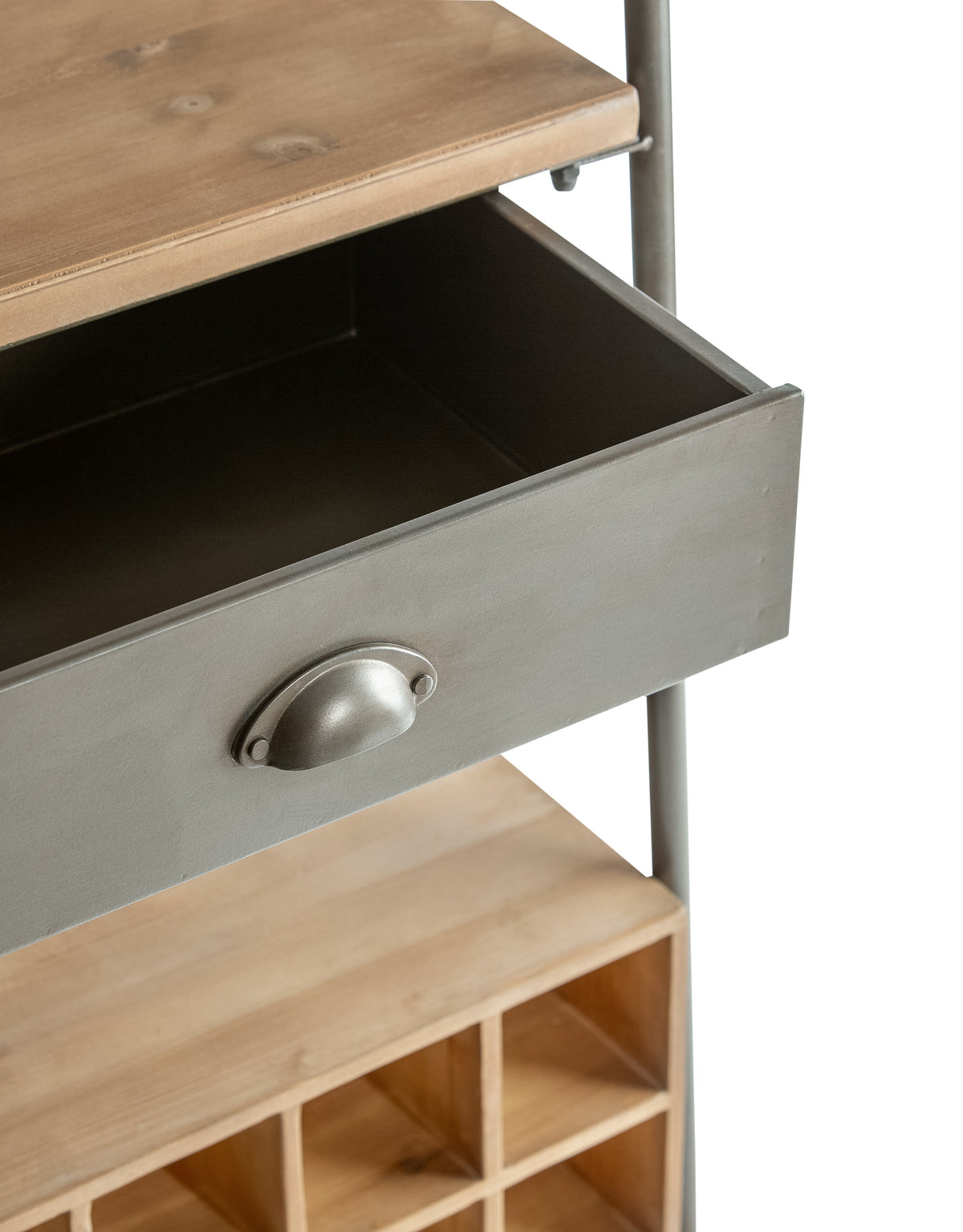 Arndale Metal & Wood Bar / Shelving Unit - DTC53