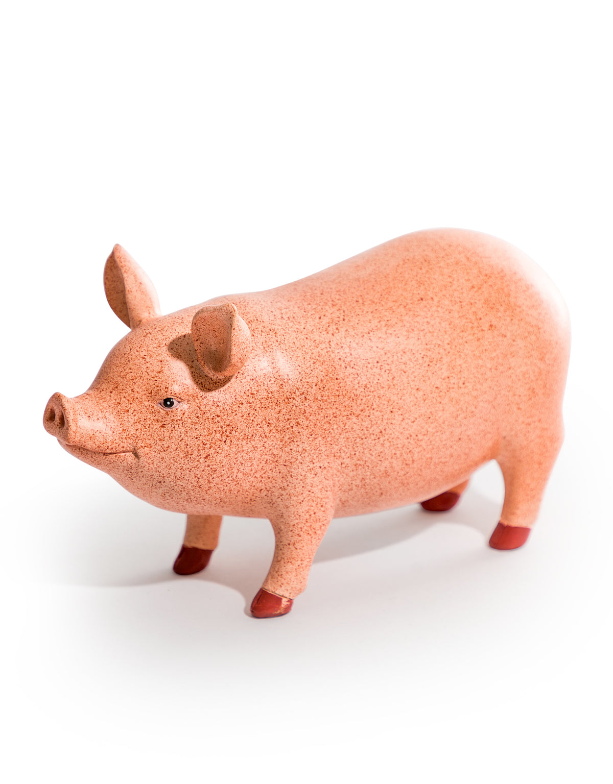 Ornamental Pink Pig Figure - BD79