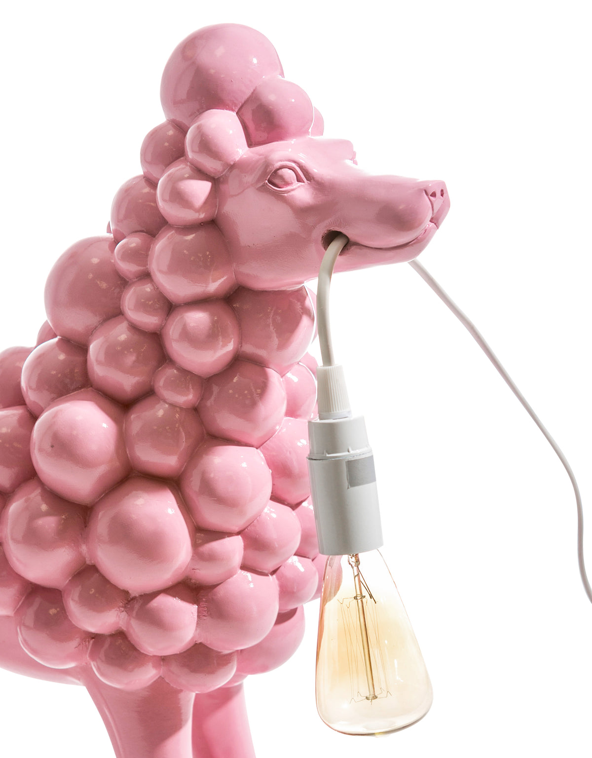 Standing Pink Poodle Lamp - DVM49