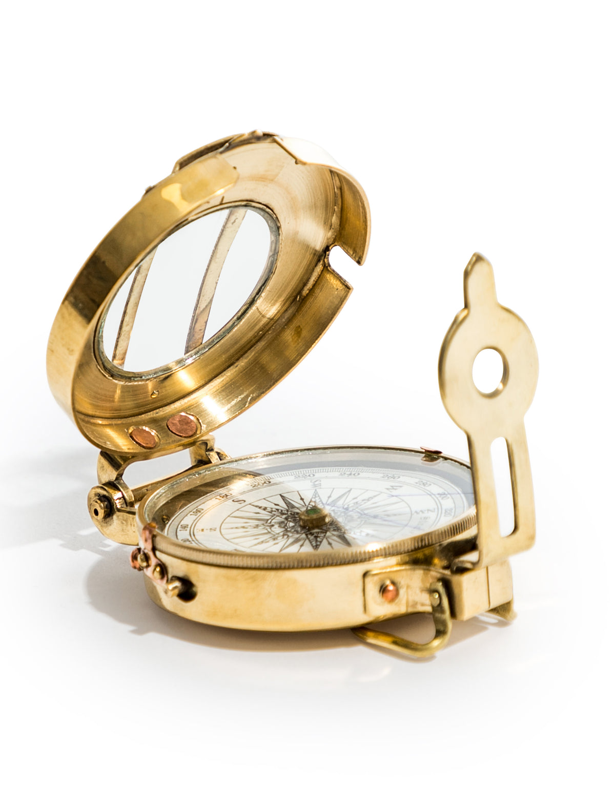 Polished "Stanley London" Navigation Compass - FMH33