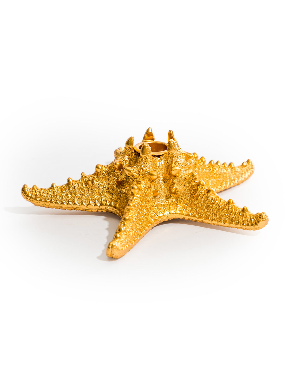 Antique Gold Starfish Candle Holder - MK118