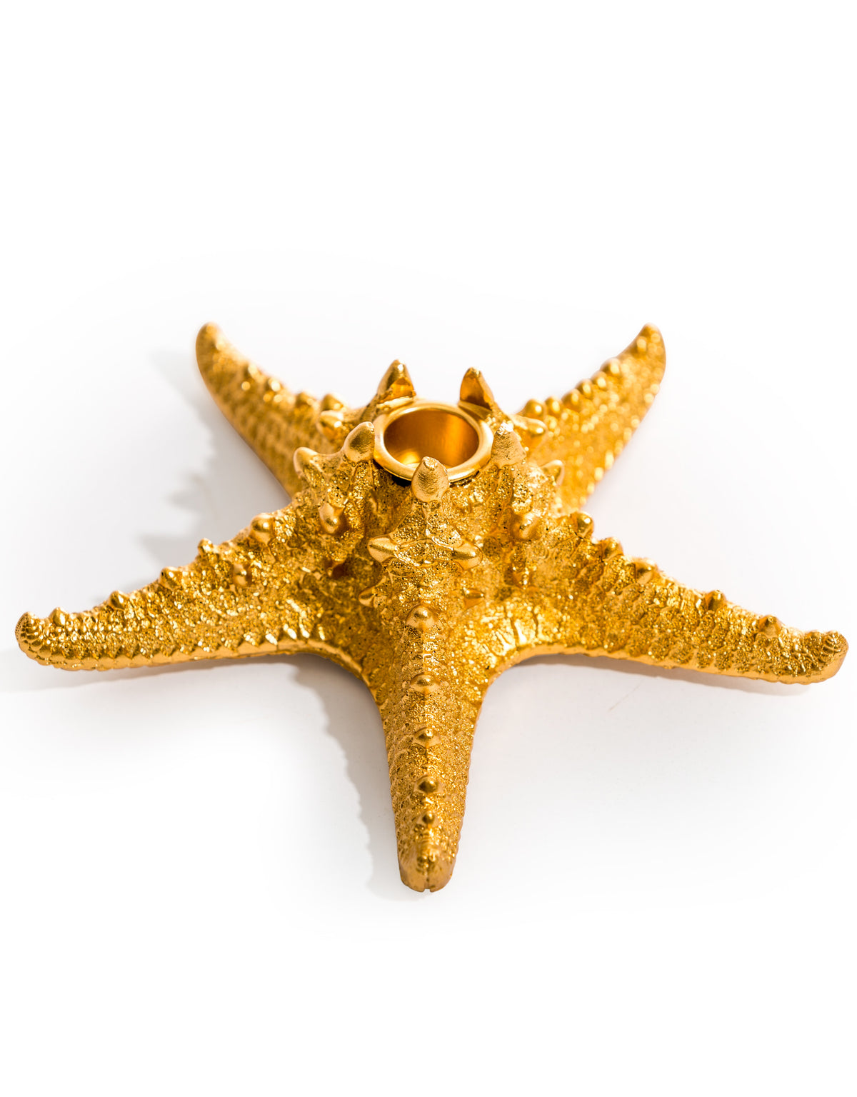 Antique Gold Starfish Candle Holder - MK118