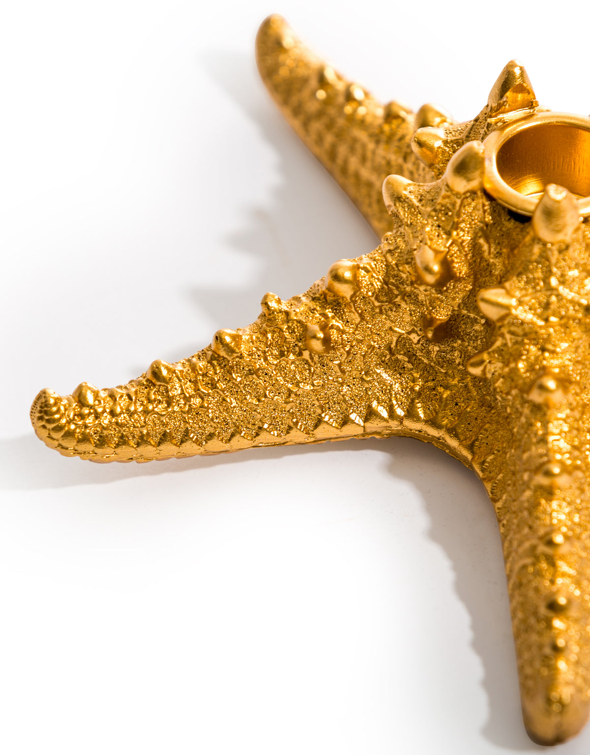 Antique Gold Starfish Candle Holder - MK118
