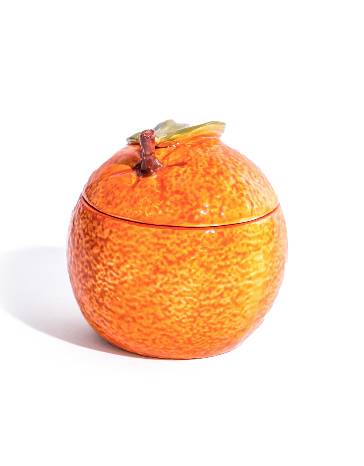 Ceramic Orange Storage Jar (to be bought in qtys of 2) - CRT126