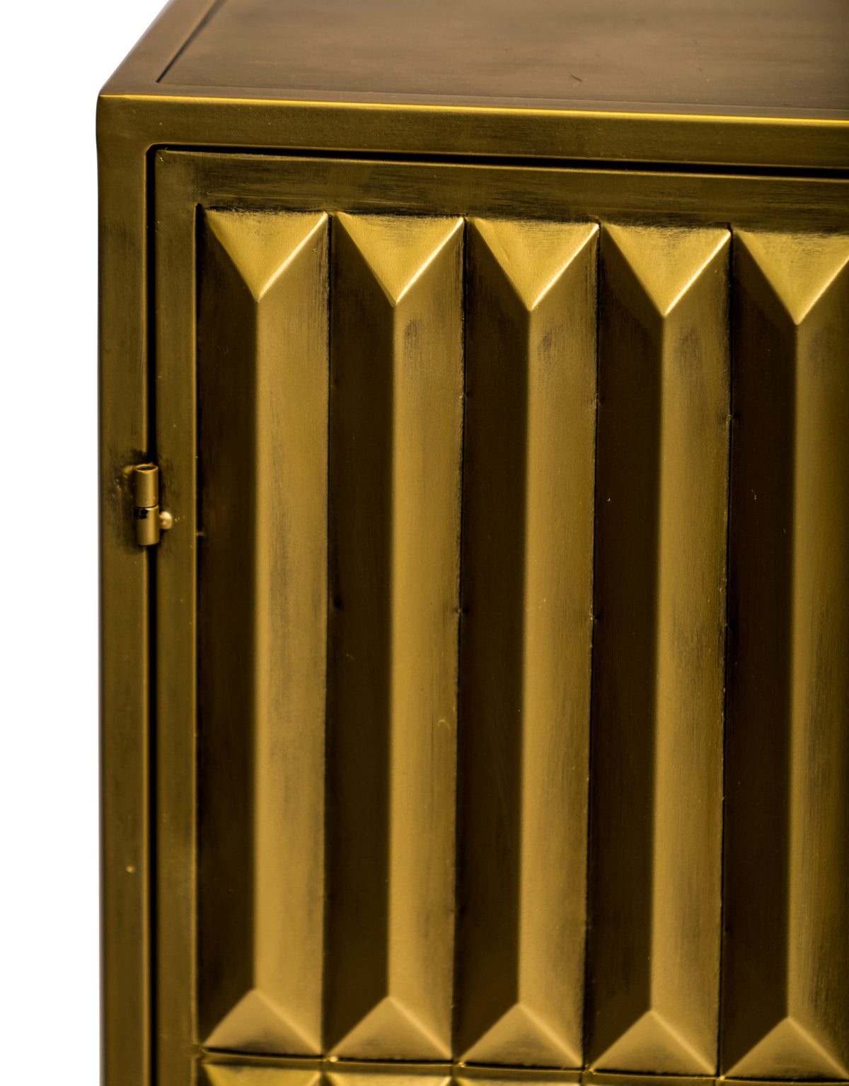 Industrial Gold "Fitzgerald" 2 Door Metal Side Cabinet - GMF11