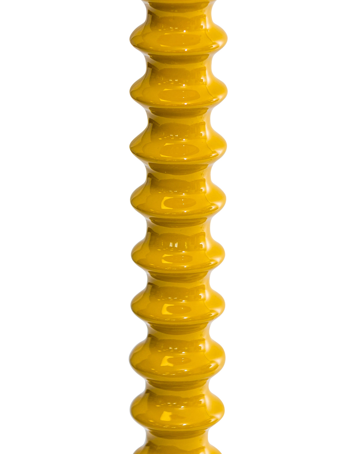 Mustard Yellow Ribbed Floor Lamp - RTL14