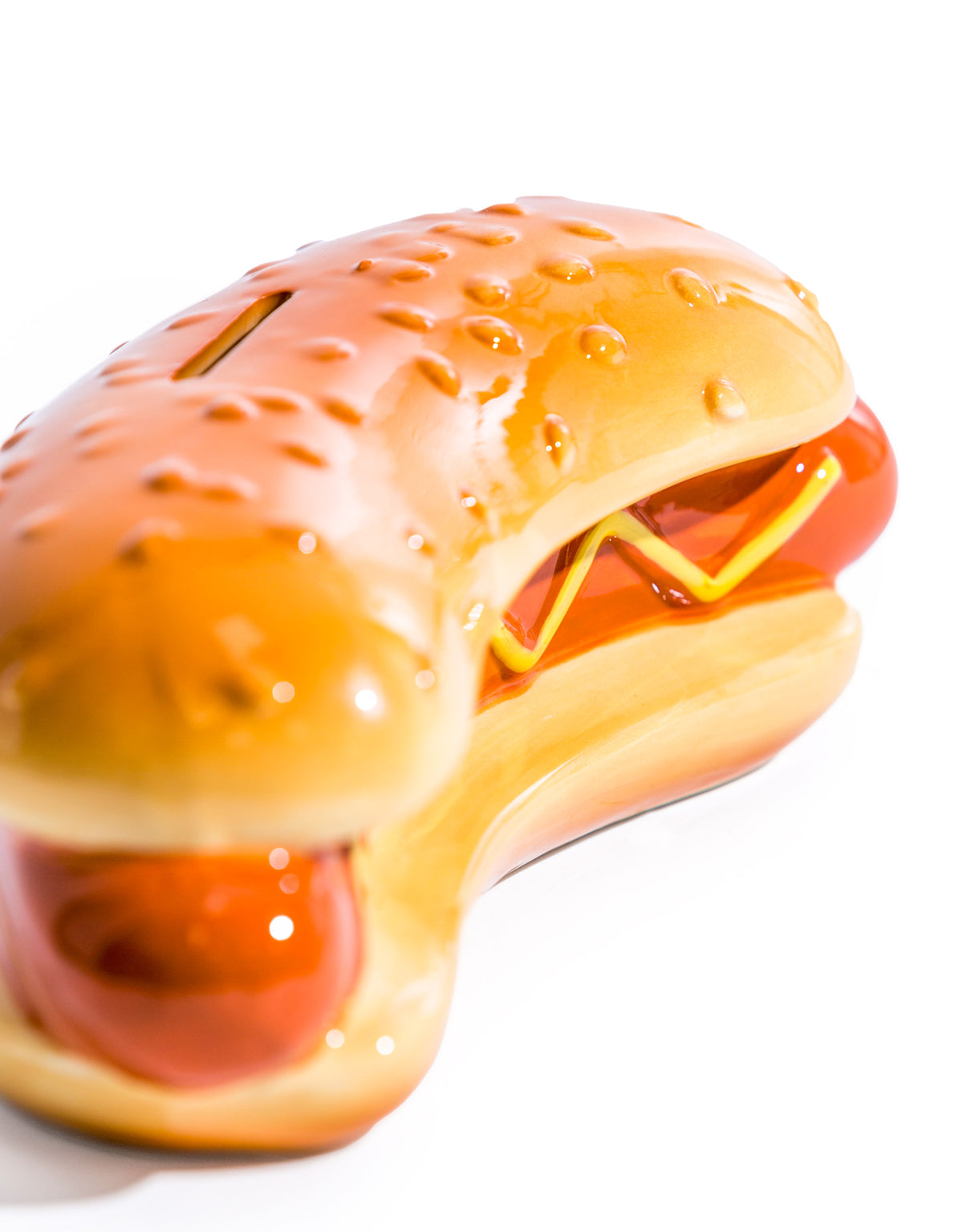 Ceramic Hotdog Money Bank - HDP12