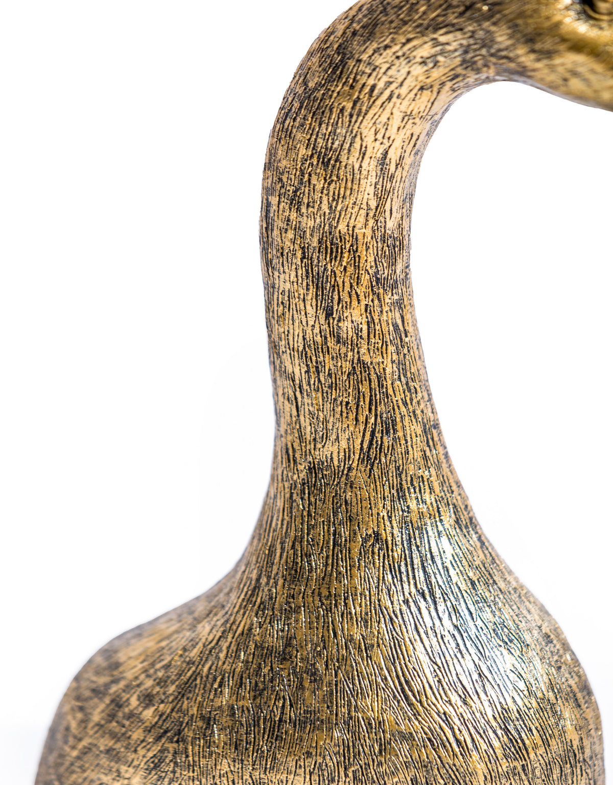 Antique Gold Duck Head Candle Holder - HKL88