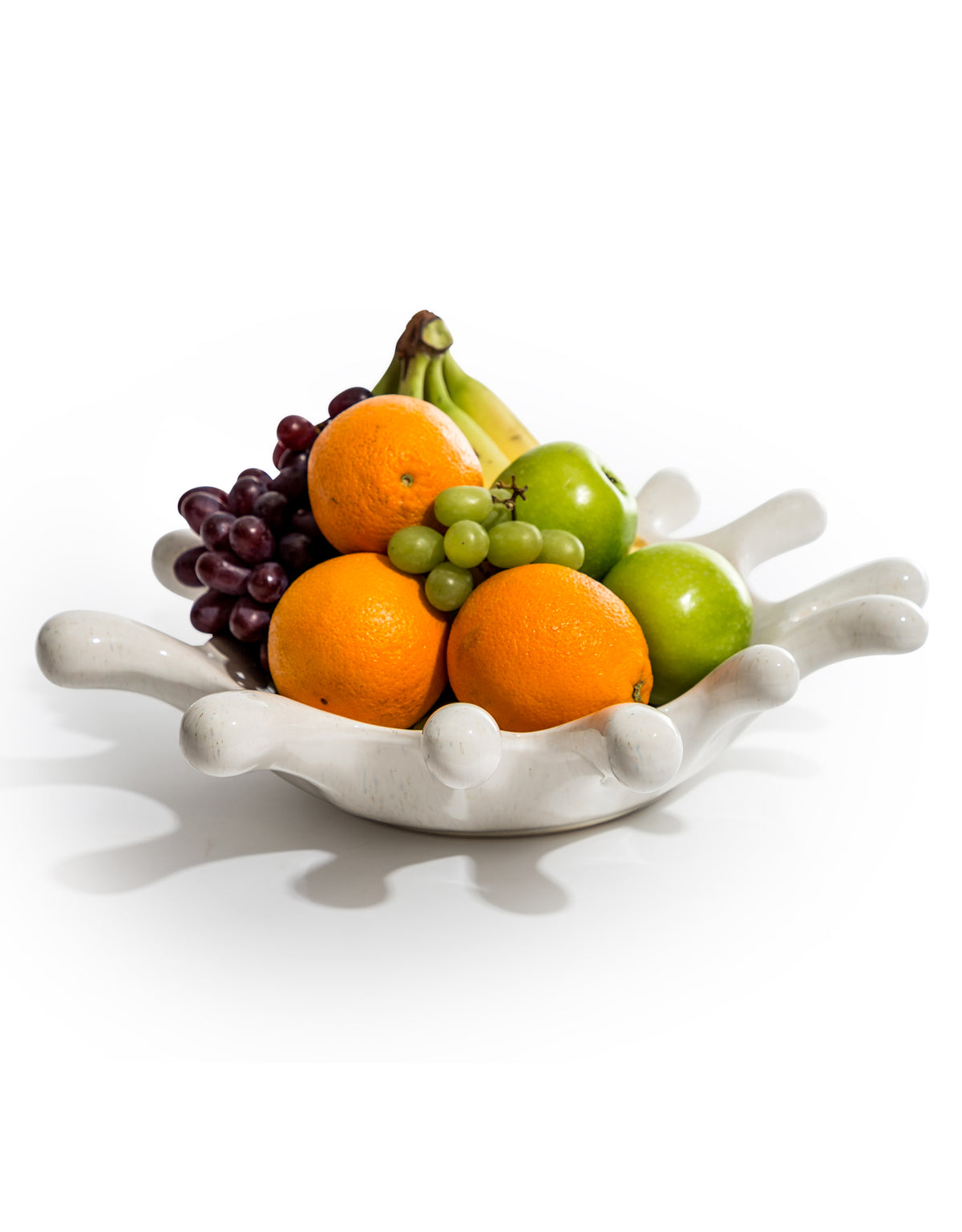 Large White Ceramic Splash Bowl - NCP15