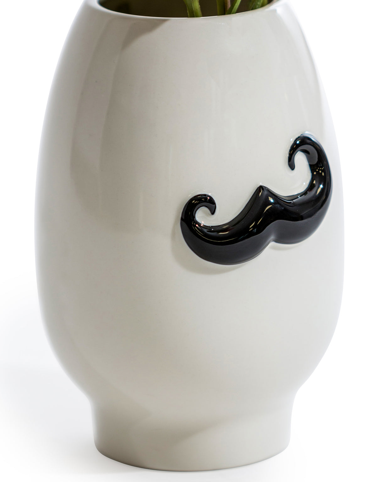 Ceramic Moustache Vase - TL144