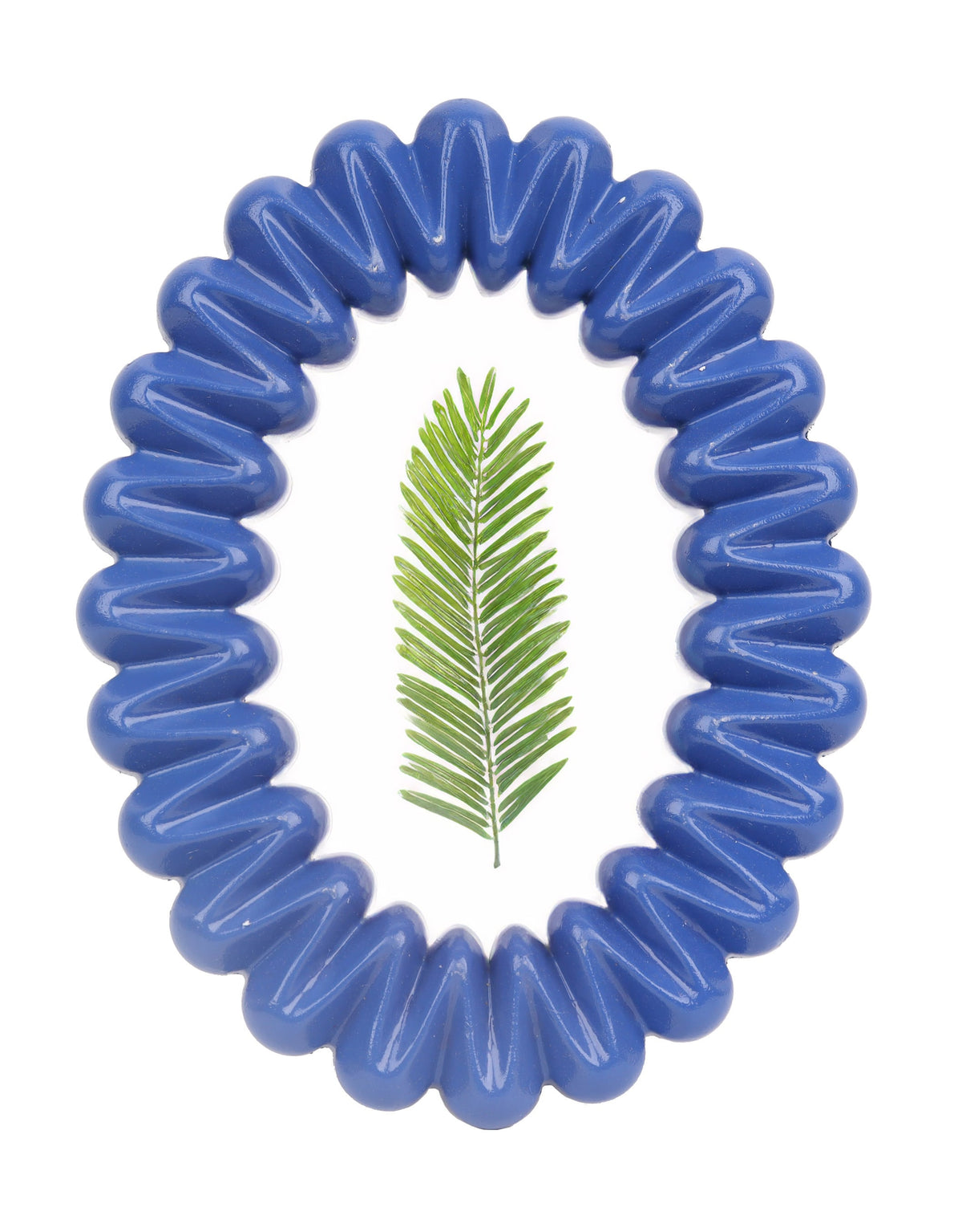 Royal Blue Oval Wave 4x6" Photo Frame (to be bought in qtys of 6) - PQB12