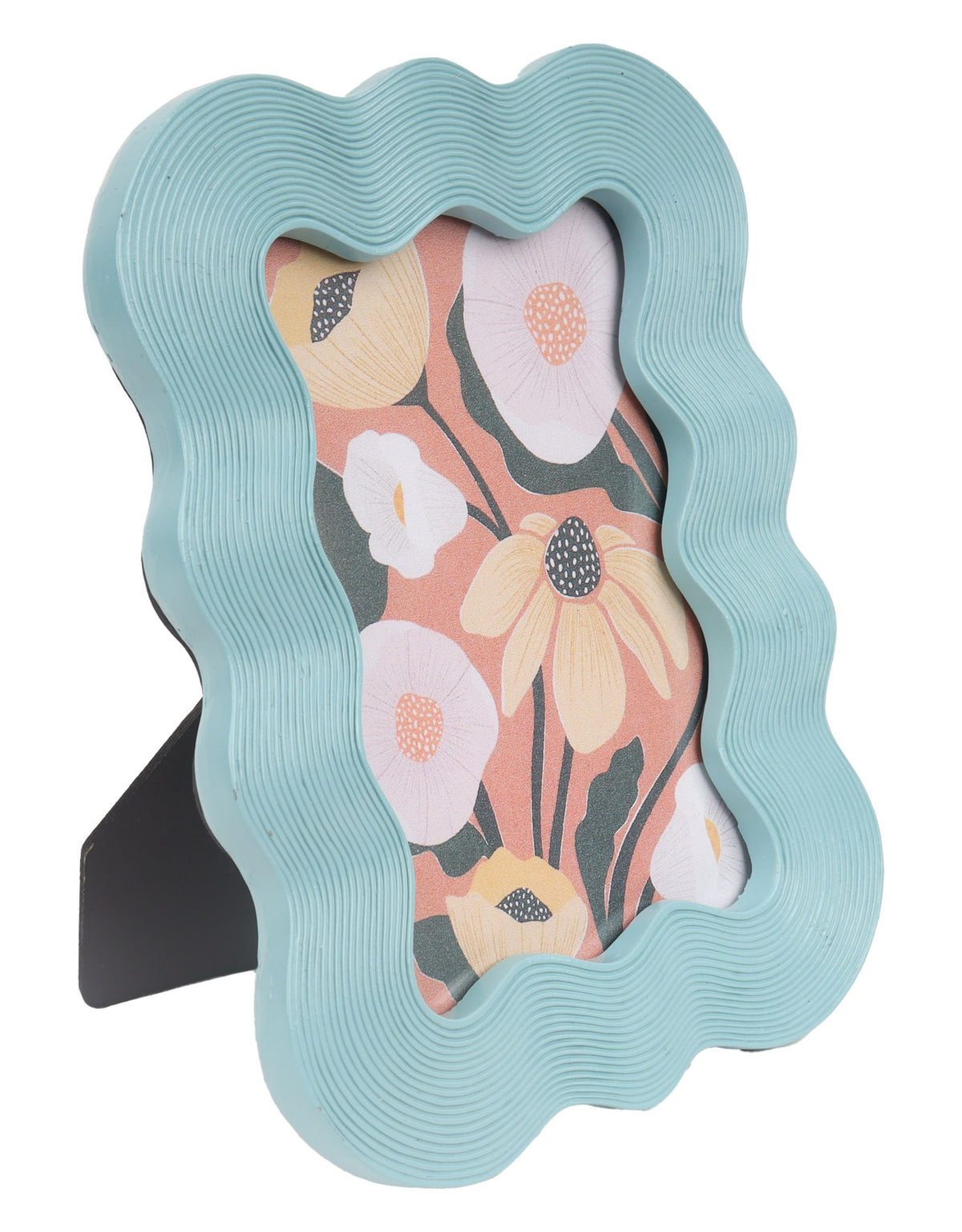 Aqua Blue Wave 4x6" Photo Frame - PQB15