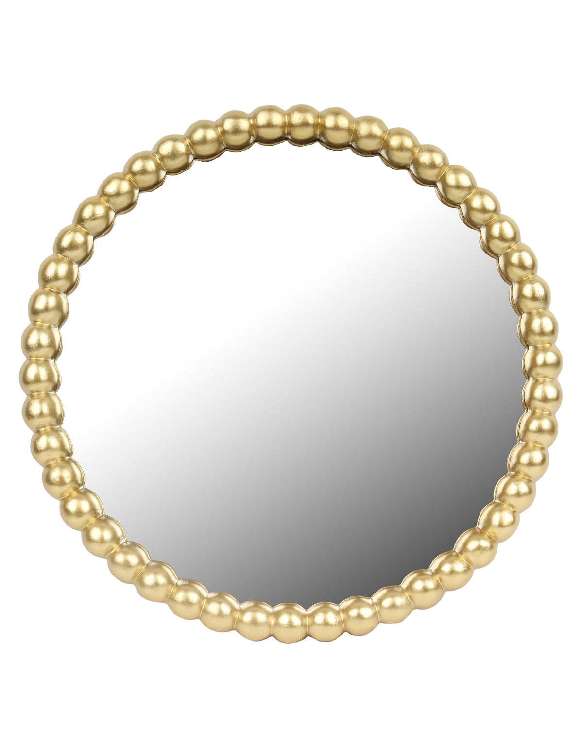 Gold Ball Framed Wall Mirror - PQB23