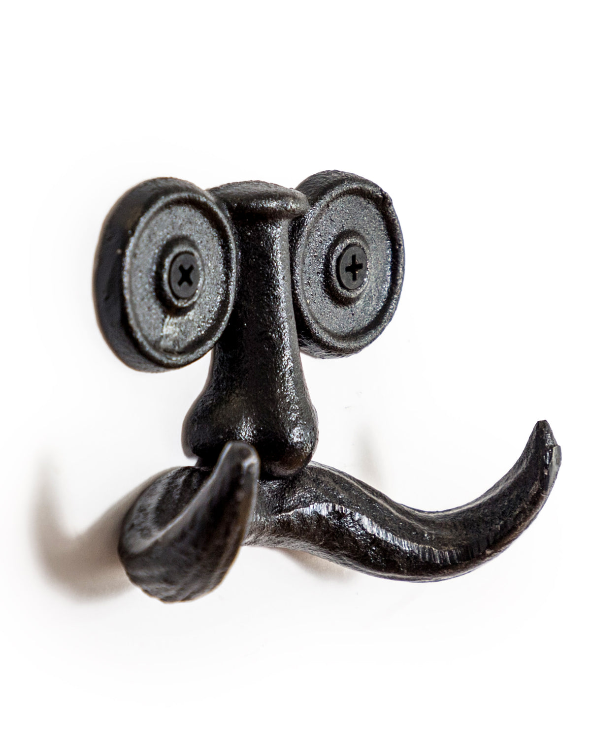 Black Moustache Cast Iron Coat Hook - STM84