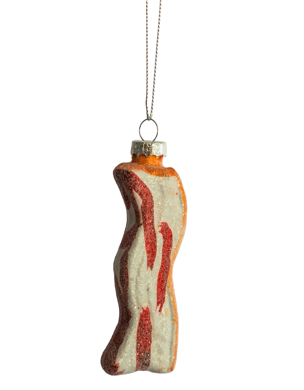 Bacon Rasher Decorative Glass Hanging Ornament (to be bought in qtys of 12) - XMA21