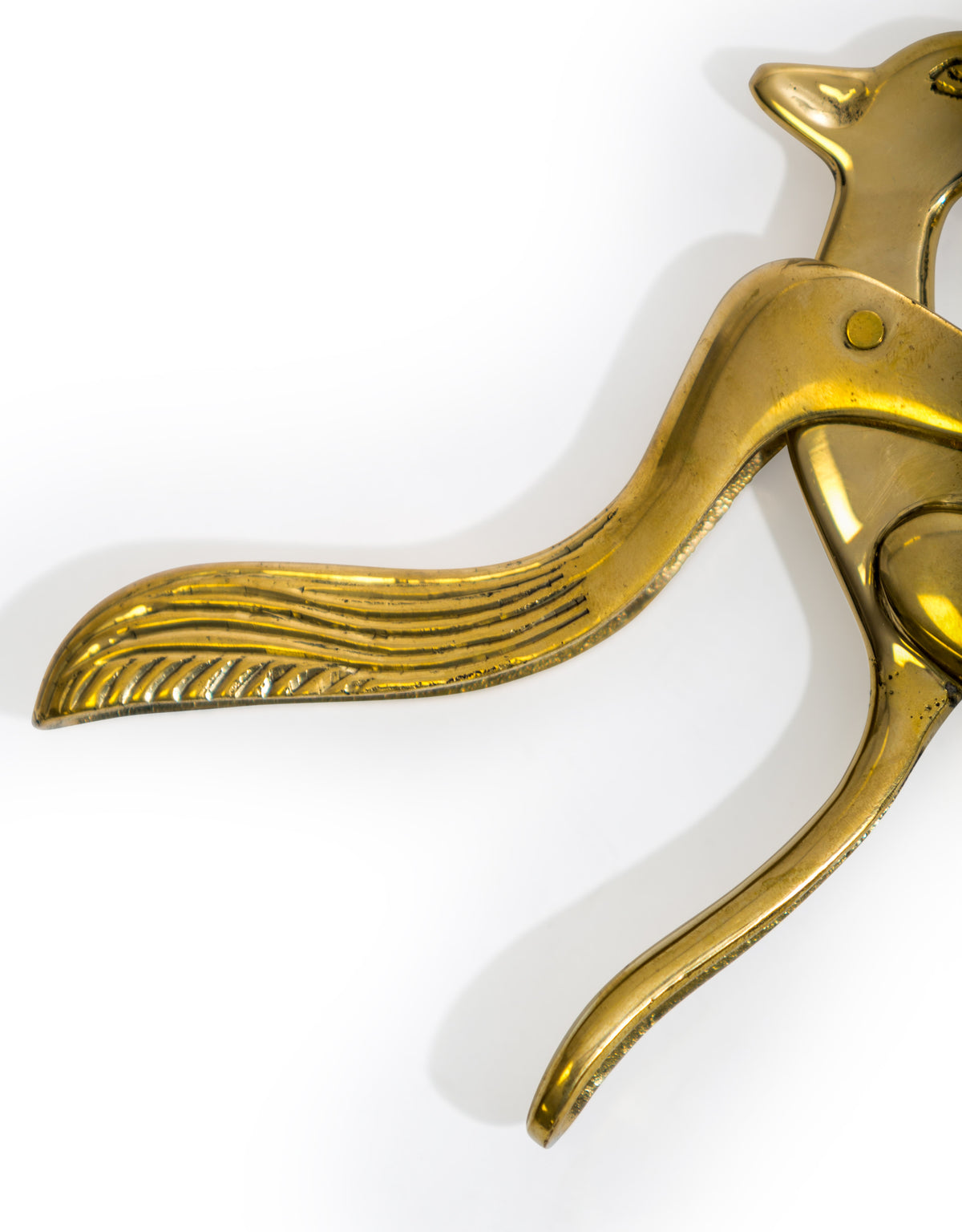 Polished Brass Squirrel Nutcracker - FMH39