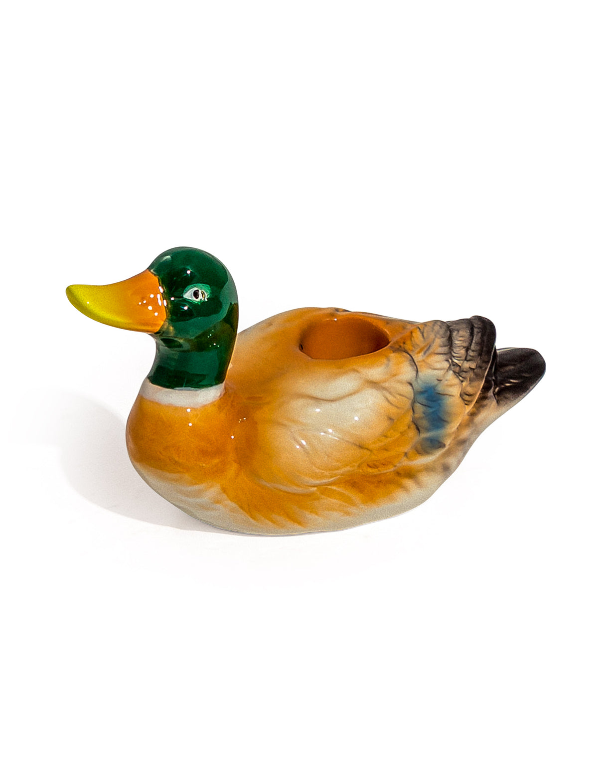 Mallard Duck Ceramic Candle Holder (to be bought in qtys of 2) - EGC11