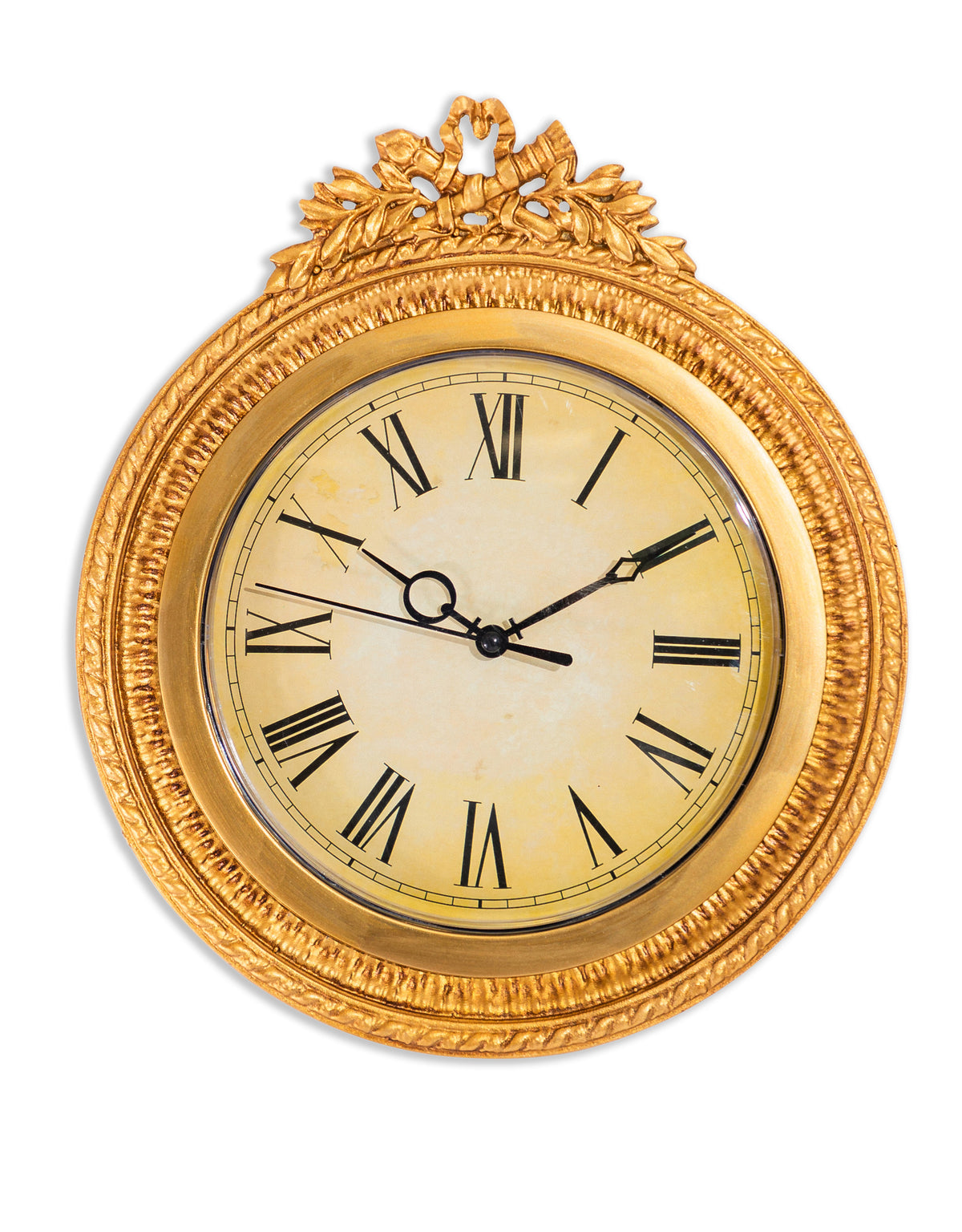 Antique Gold Ornate Wall Clock - MK187