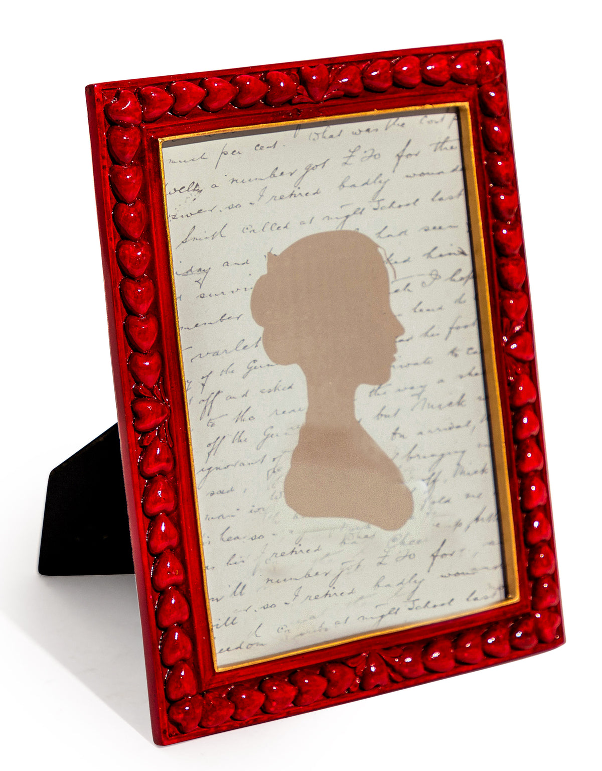Red Gloss Multi Heart 5x7" Photo Frame - MK192