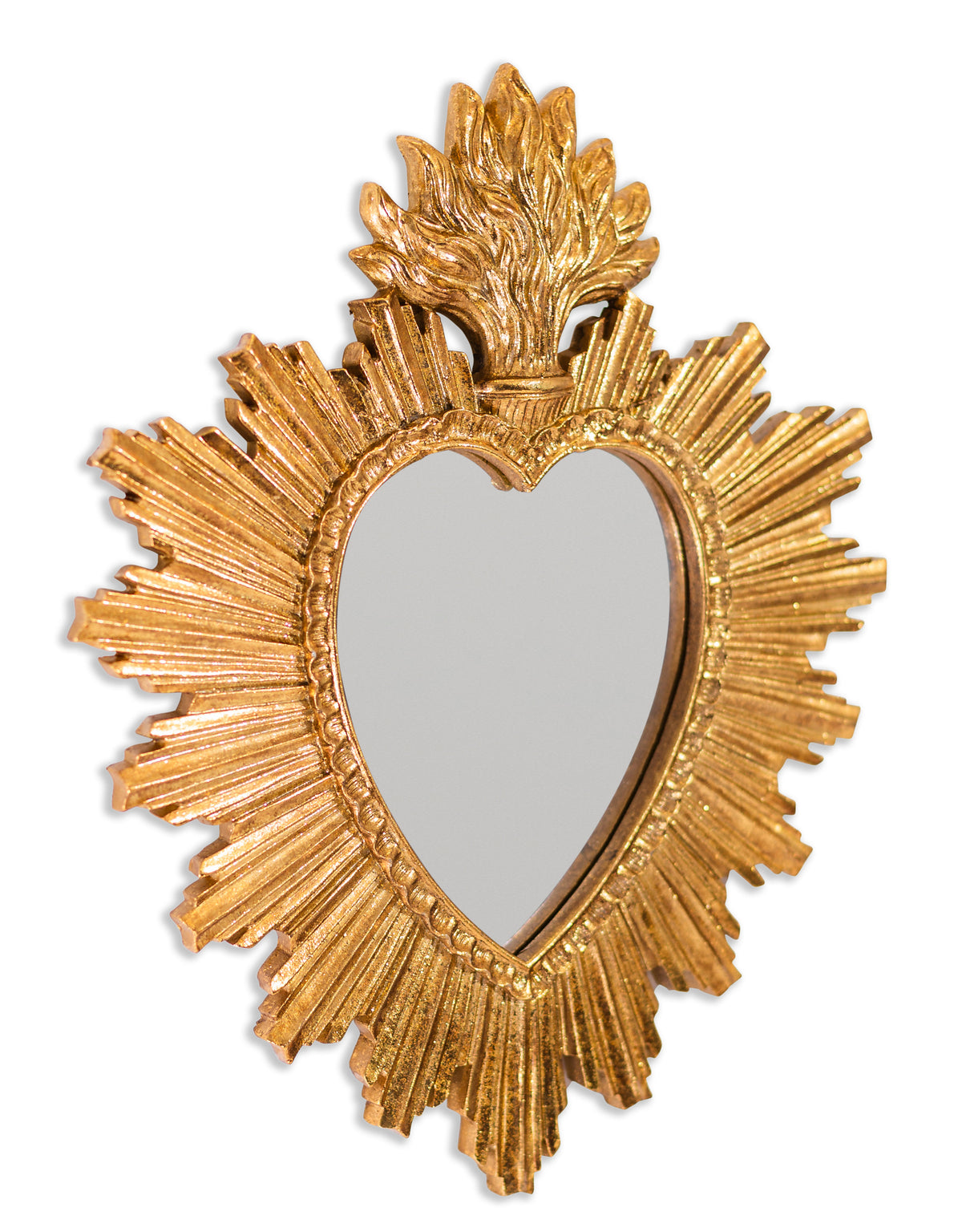 Small Gold "Sacred Heart" Mirror - MK199