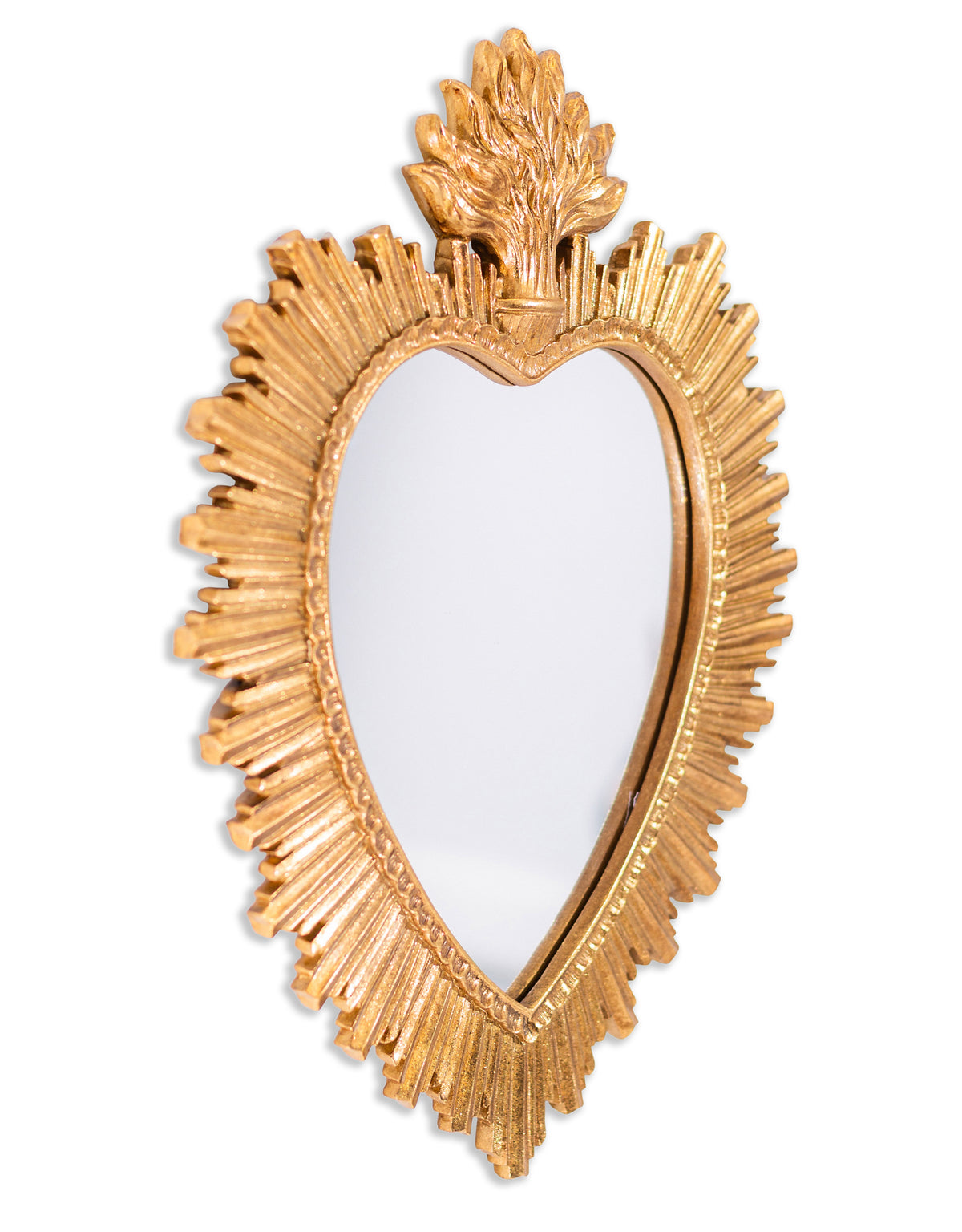Medium Gold "Sacred Heart" Mirror - MK200