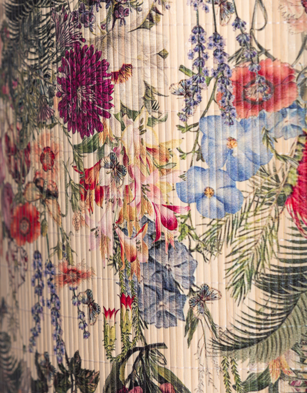 Multi Floral Bamboo Shade 55cm - PSC12