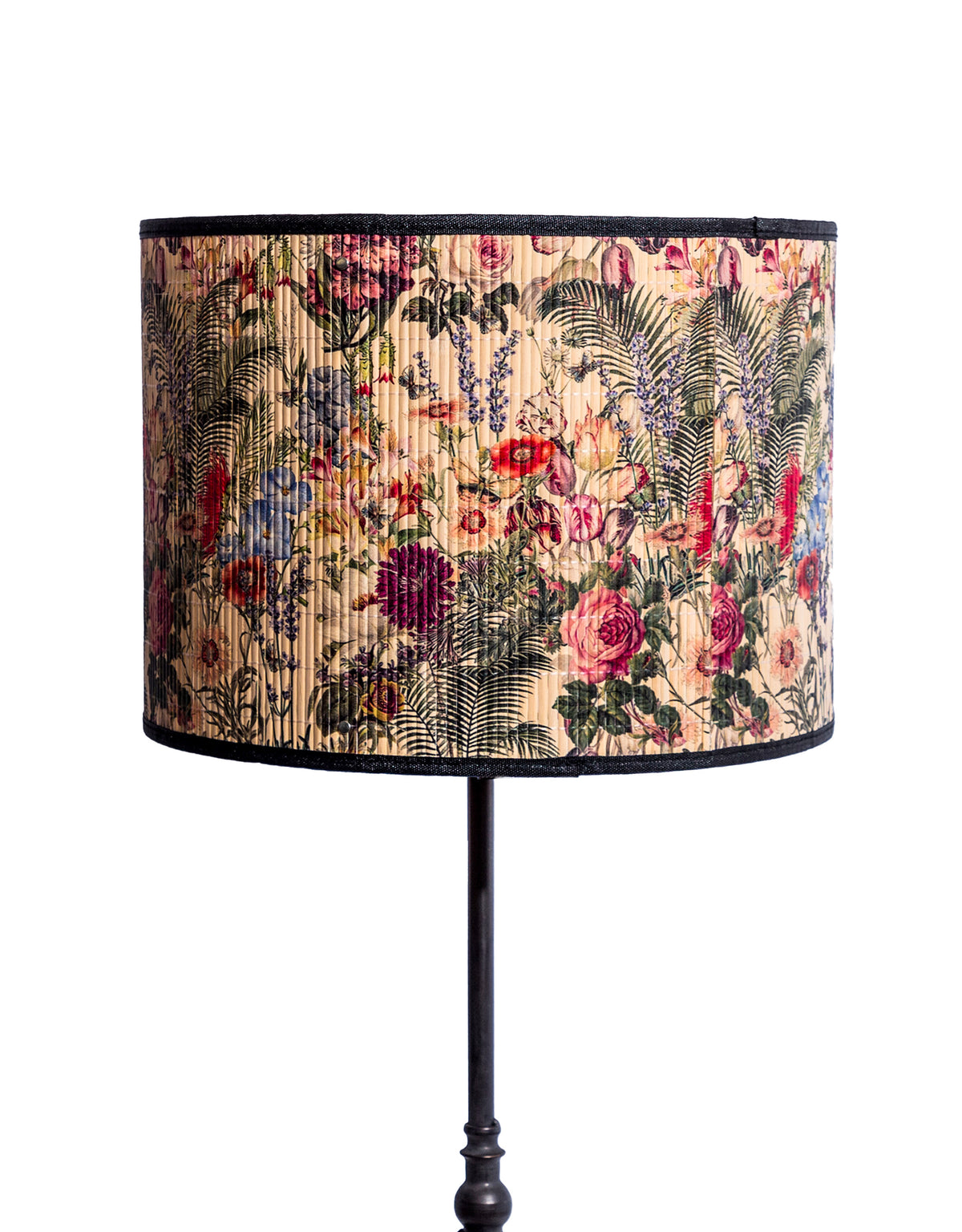 Multi Floral Bamboo Shade 40cm - PSC13