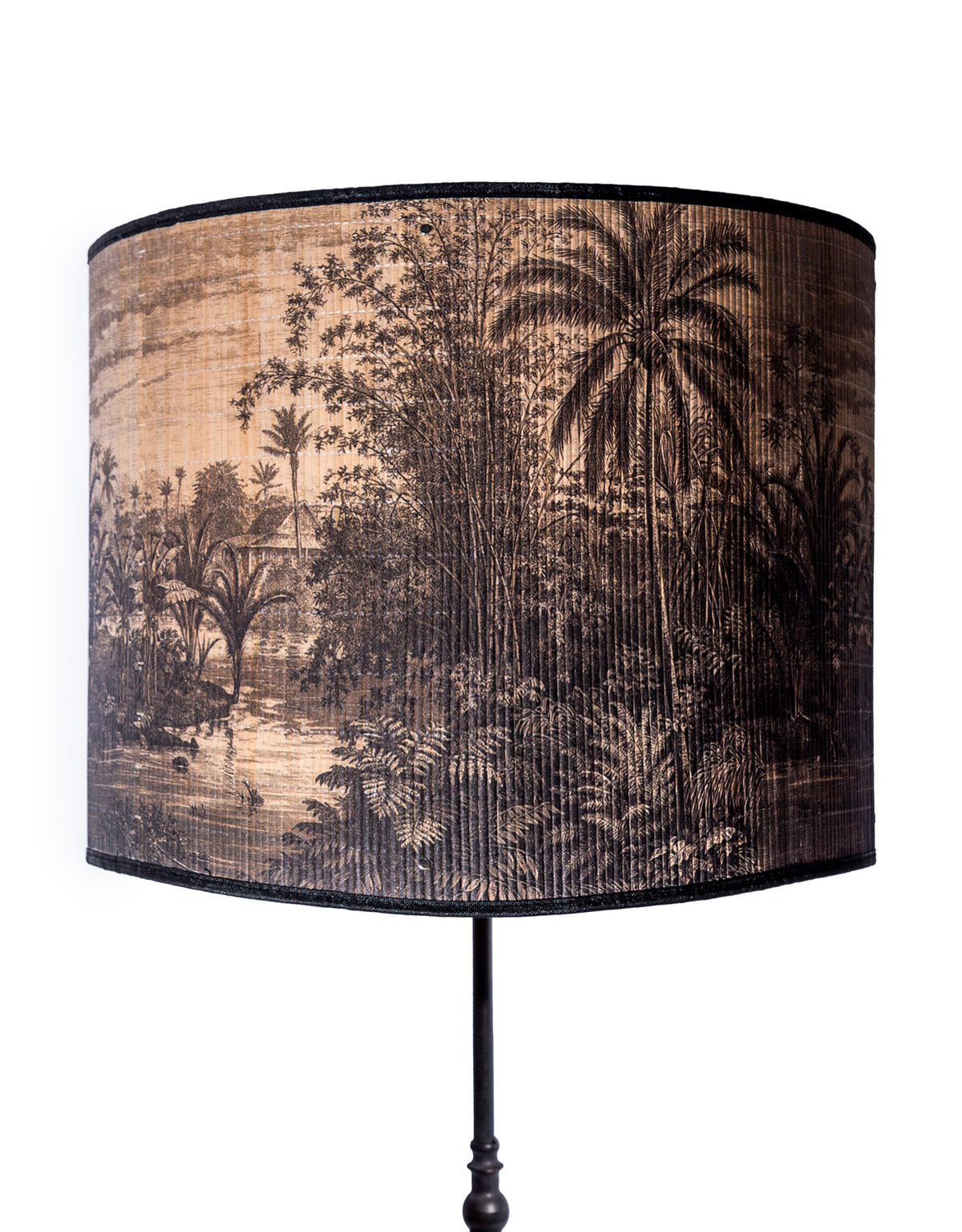 Tropical Scene Bamboo Shade 55cm - PSC14