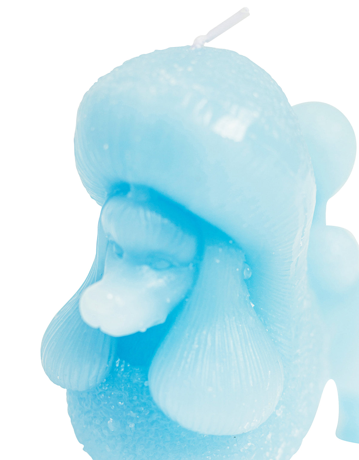 Light Blue Poodle Candle - CCC12