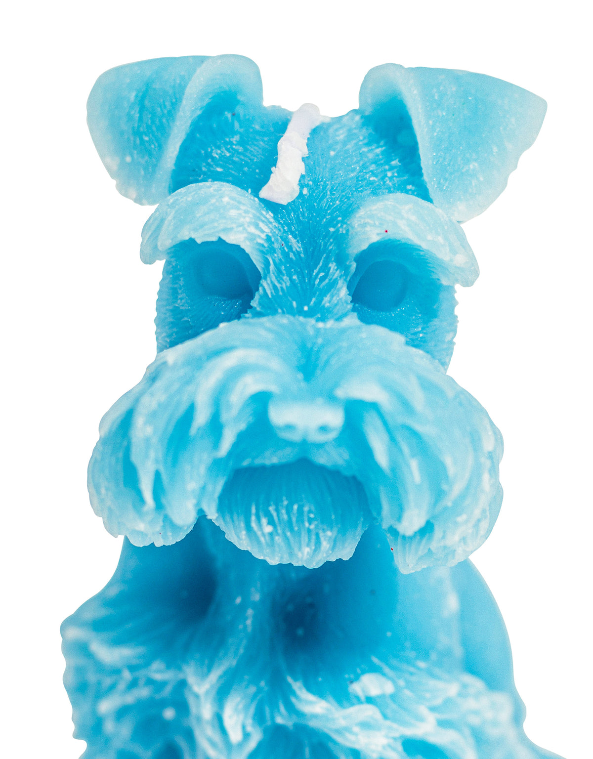 Light Blue Minature Schnauzer Candle - CCC14
