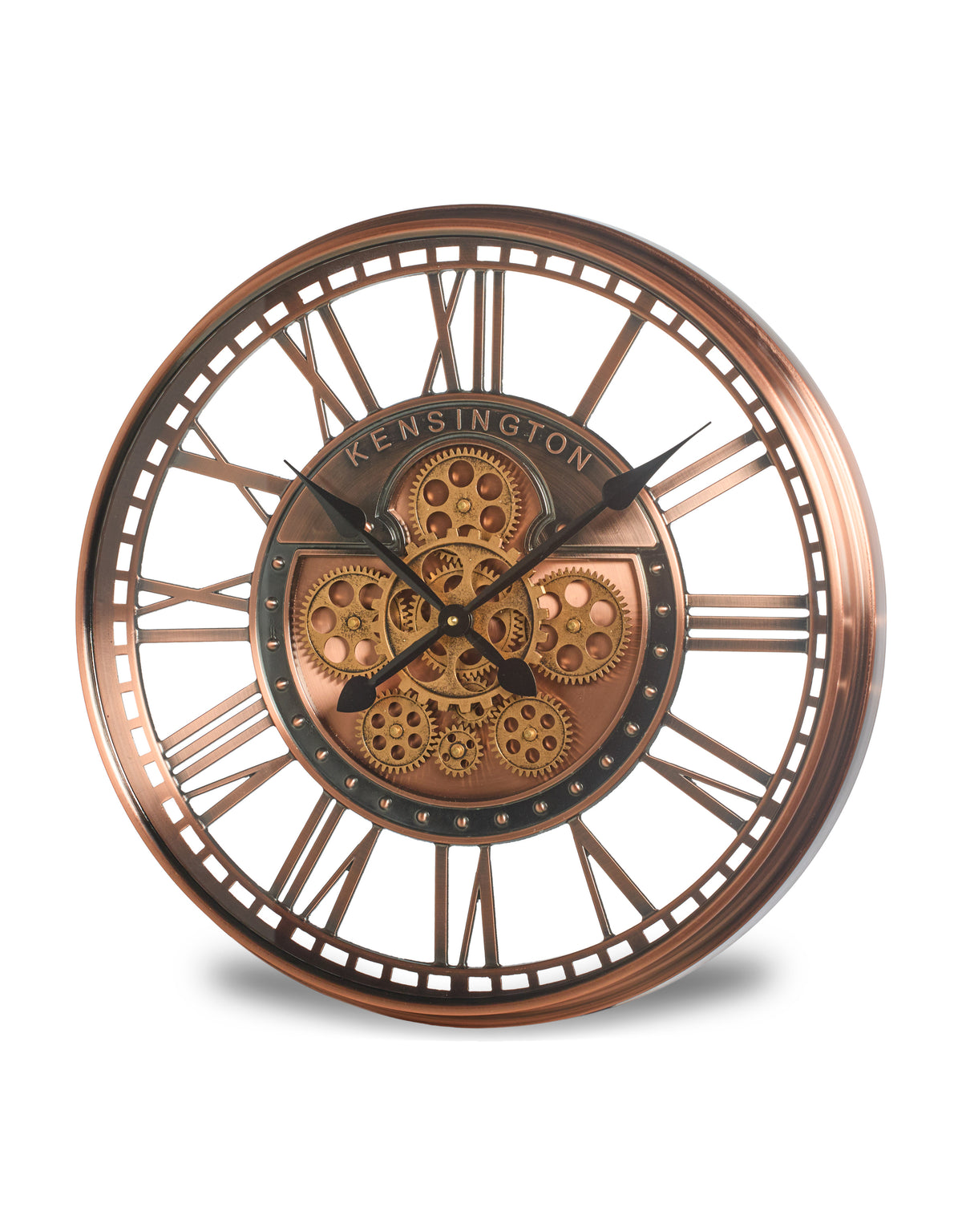 Brushed Copper Kensington Wall Clock - KSC12