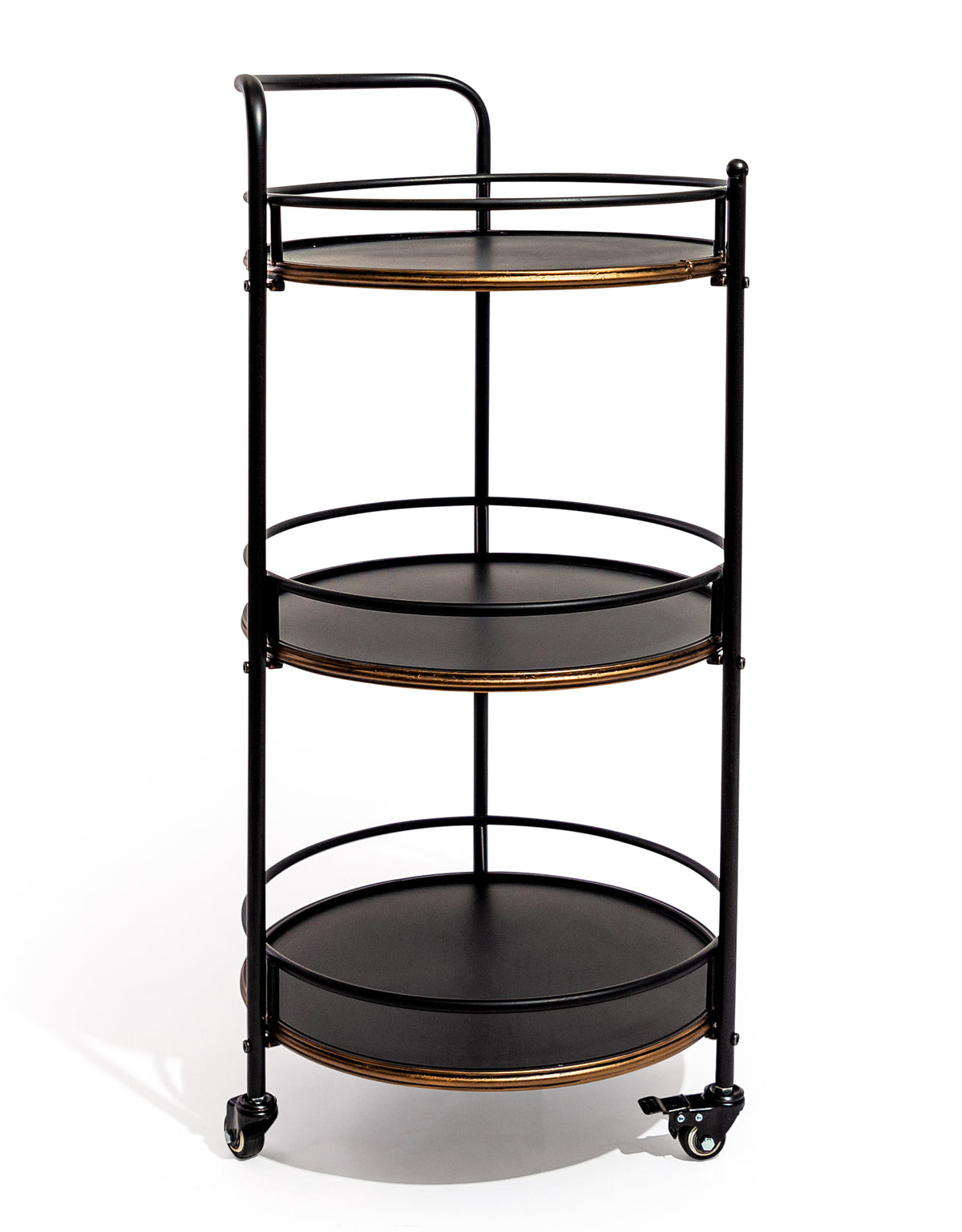 Antiqued Metal Drinks Trolley - VRN39