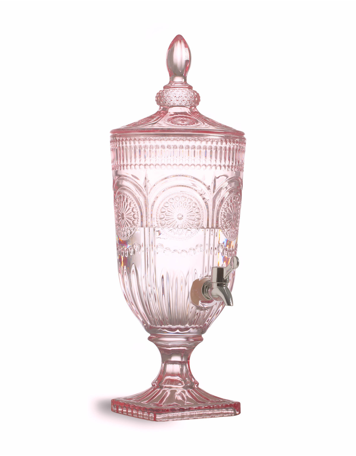 Pink Patterned 3-Litre Glass Drinks Server - GW166