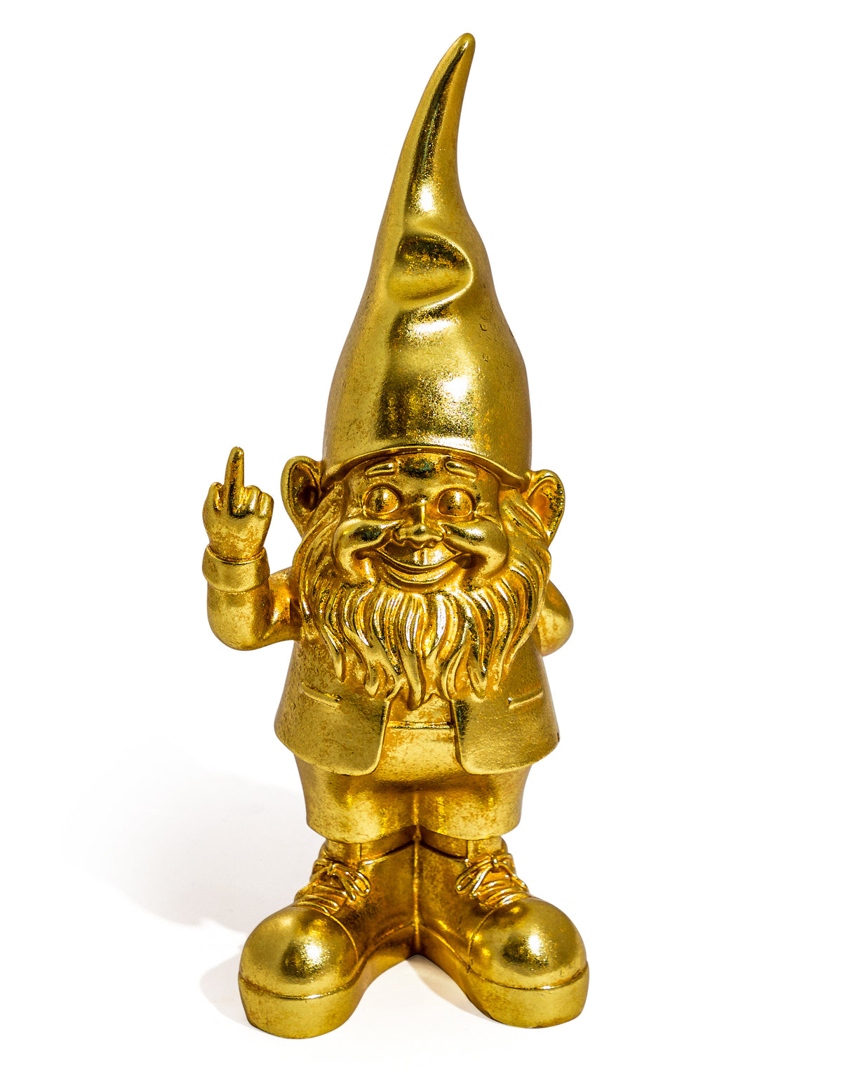 Medium Gold "Naughty Gnome" Figure - FL135