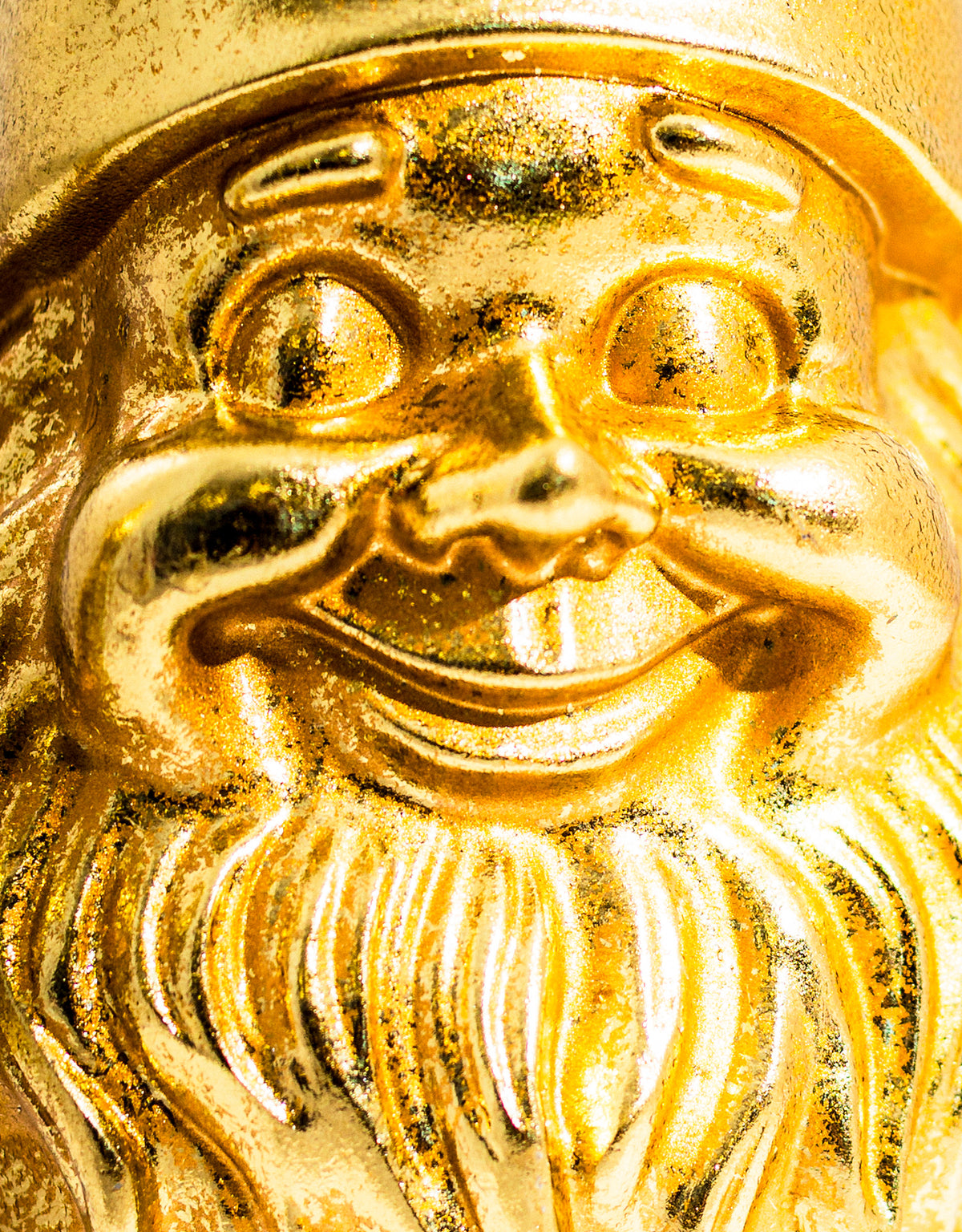 Medium Gold "Naughty Gnome" Figure - FL135