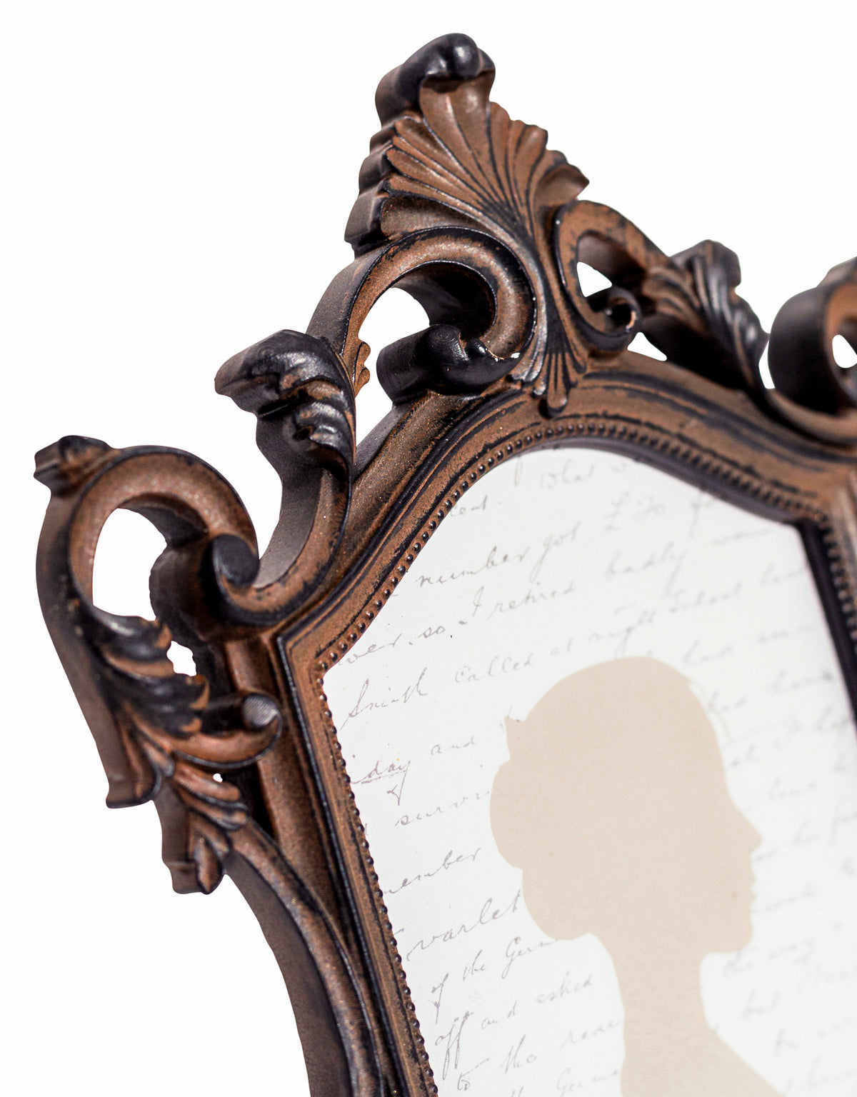 Antique Bronze Ornate Baroque 5x7" Photo Frame - MK183