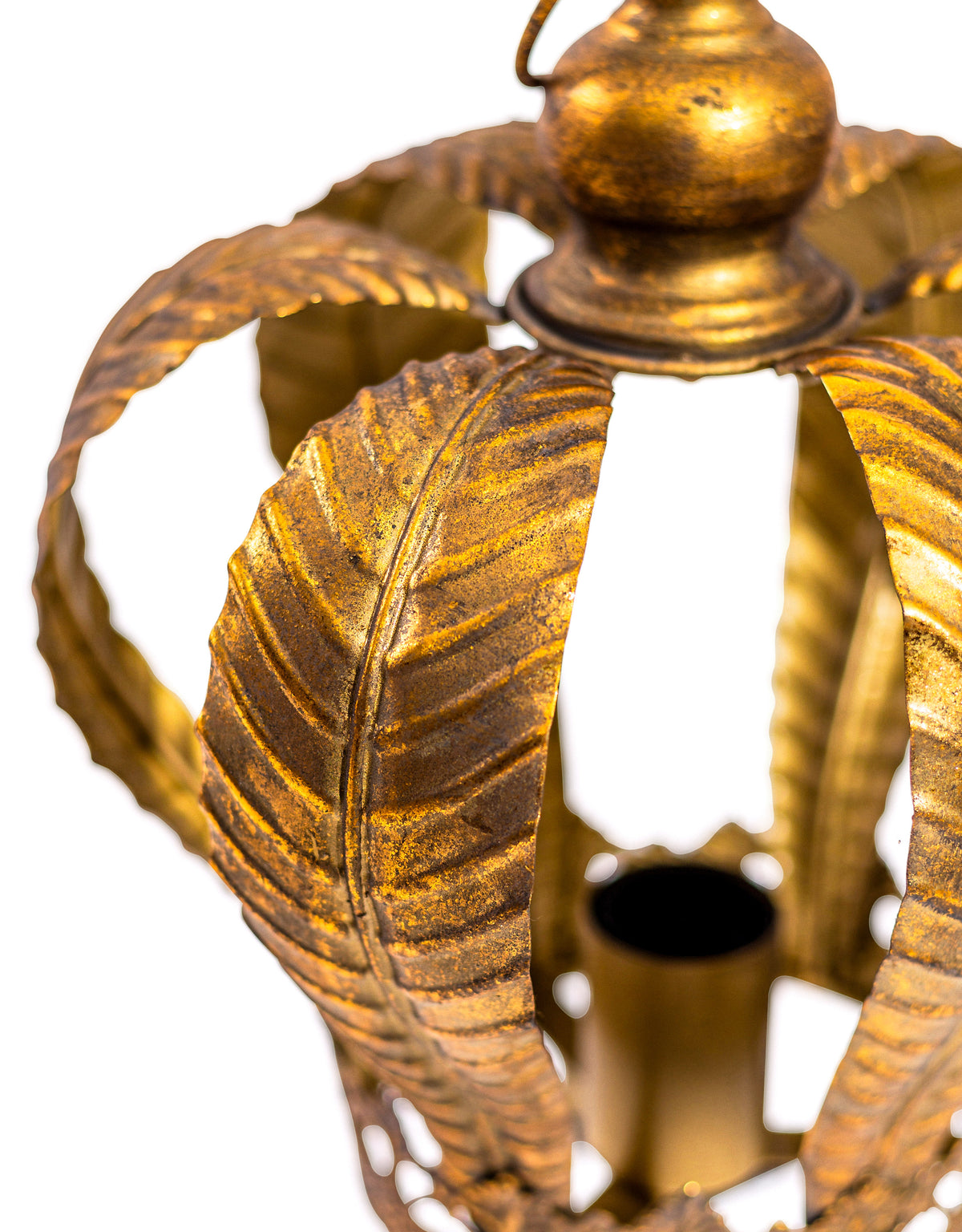 Gold Metal Crown Table Lamp - HLG18