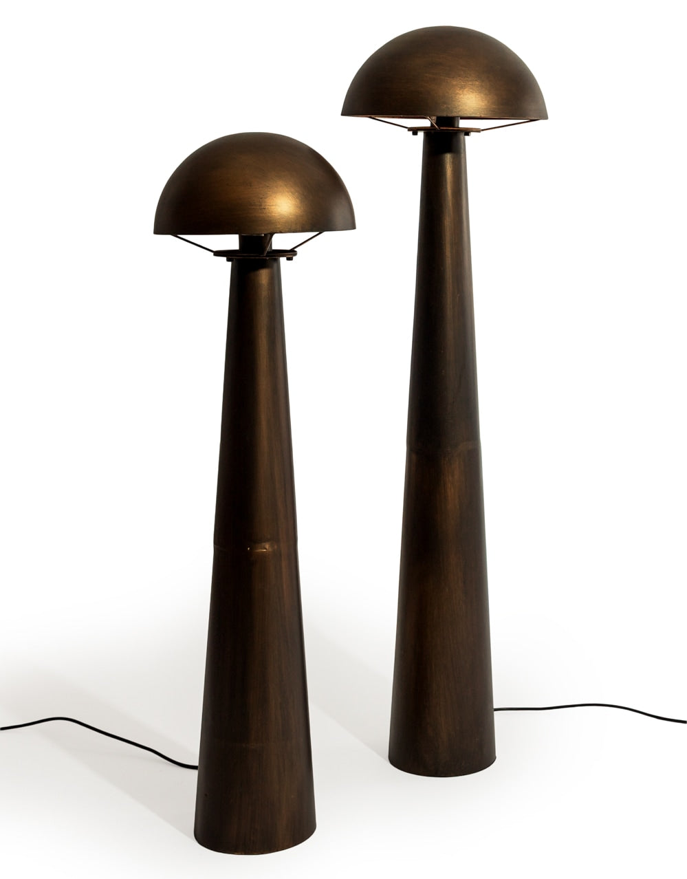 Antique Bronze Medium Mushroom Floor Lamp - HKL95