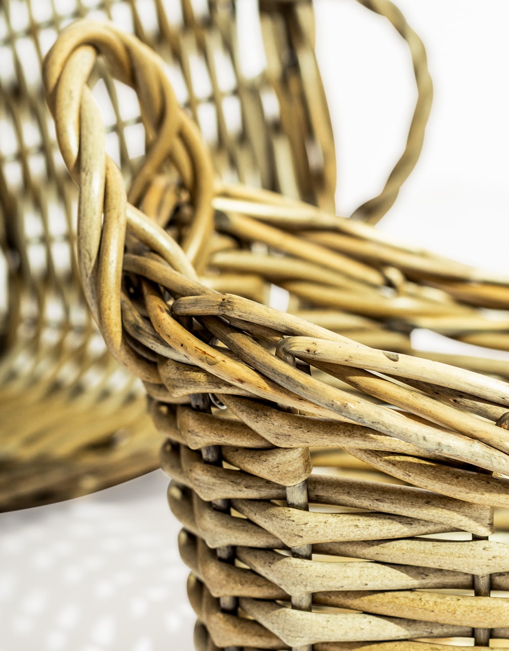 Set of 3 Rustic Woven Storage Baskets - PWB10