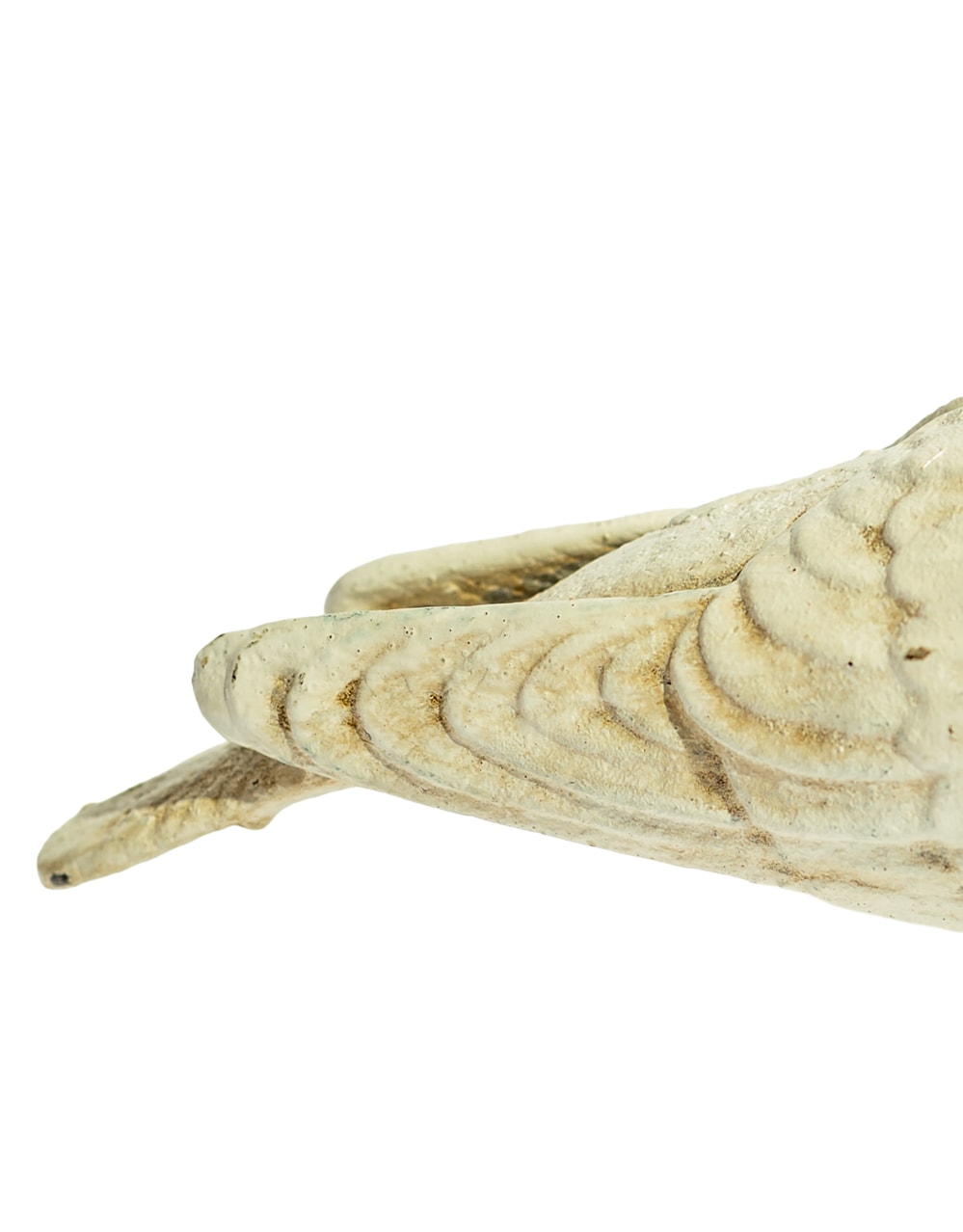 Cast Iron Standing White Dove Figure - STM89
