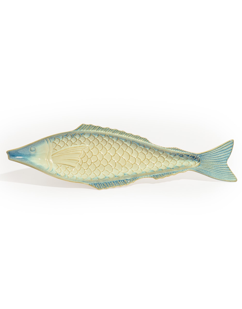 Blue & White Ceramic Fish Dish - TL154