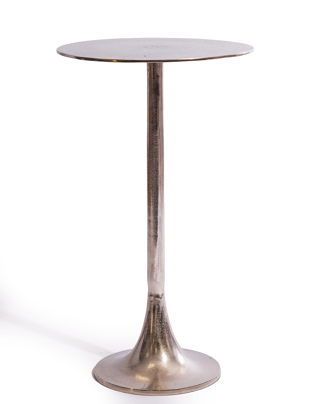 Aluminium Raw Nickel Side Table - AL183