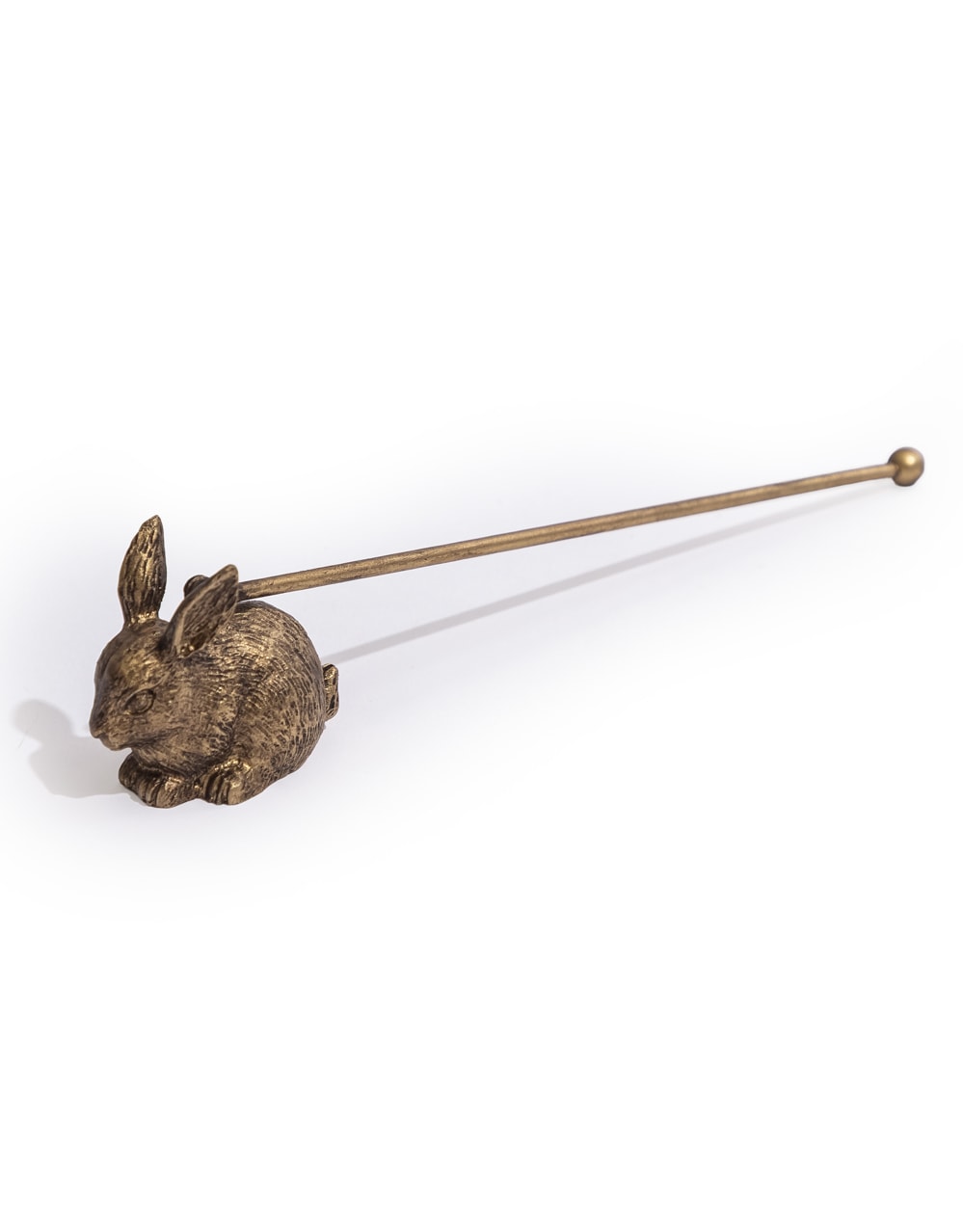 Antique Gold Rabbit Candle Snuffer - ET369