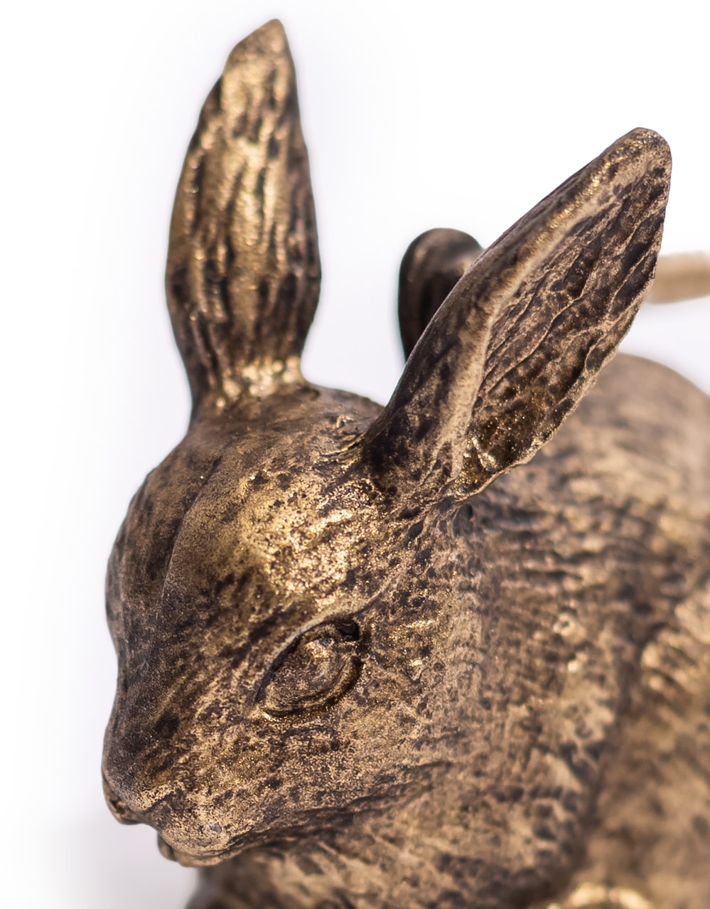 Antique Gold Rabbit Candle Snuffer - ET369