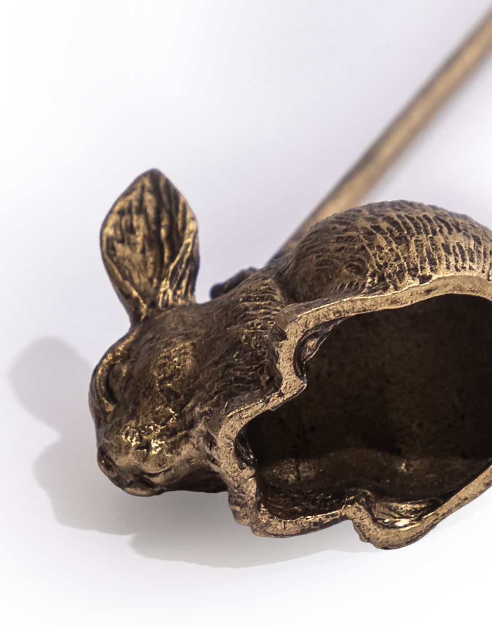 Antique Gold Rabbit Candle Snuffer - ET369