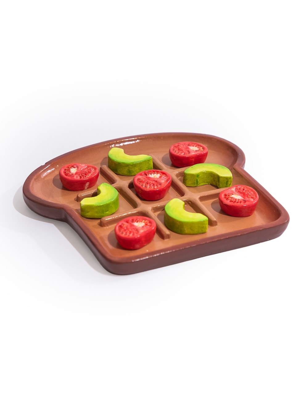 Avocado & Tomato Toast Noughts & Crosses Game - ET379