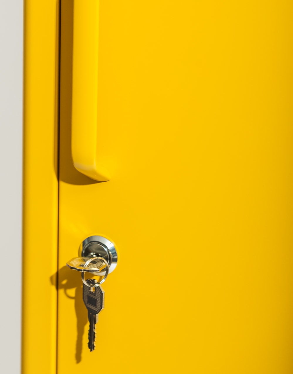 Tall Steel Metal Locker in Mustard Yellow - LLK10