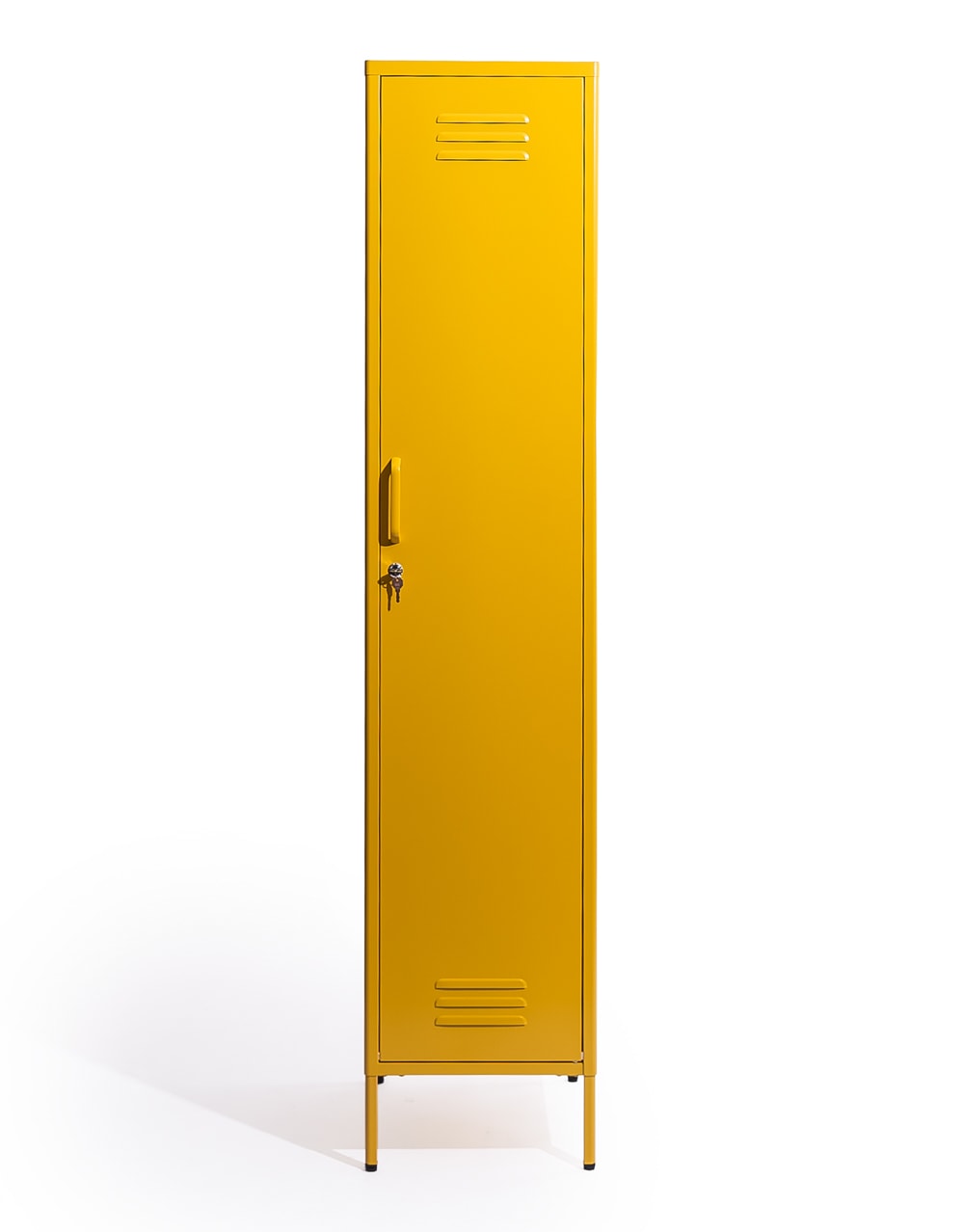 Tall Steel Metal Locker in Mustard Yellow - LLK10