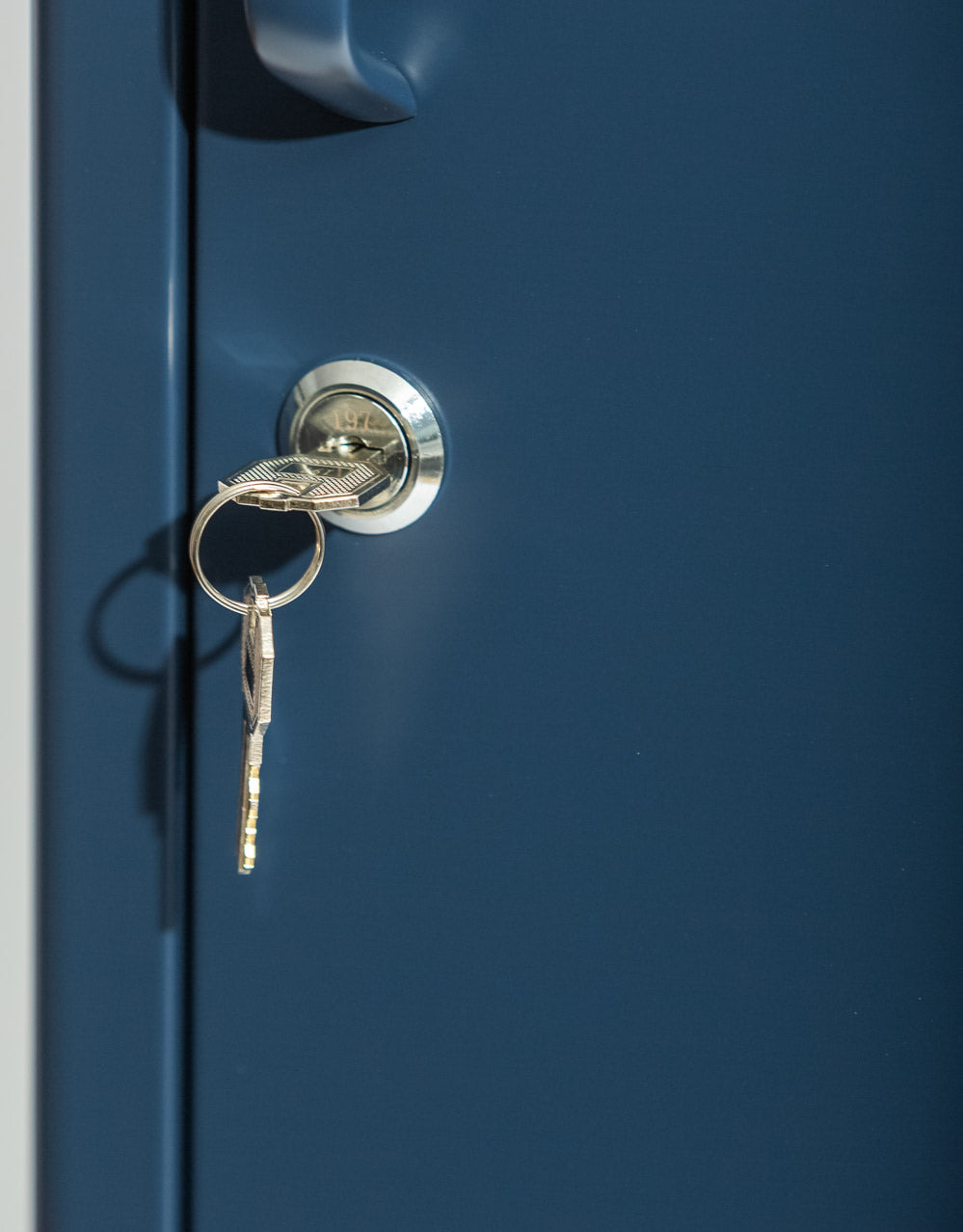 Tall Steel Metal Locker in Navy Blue - LLK11