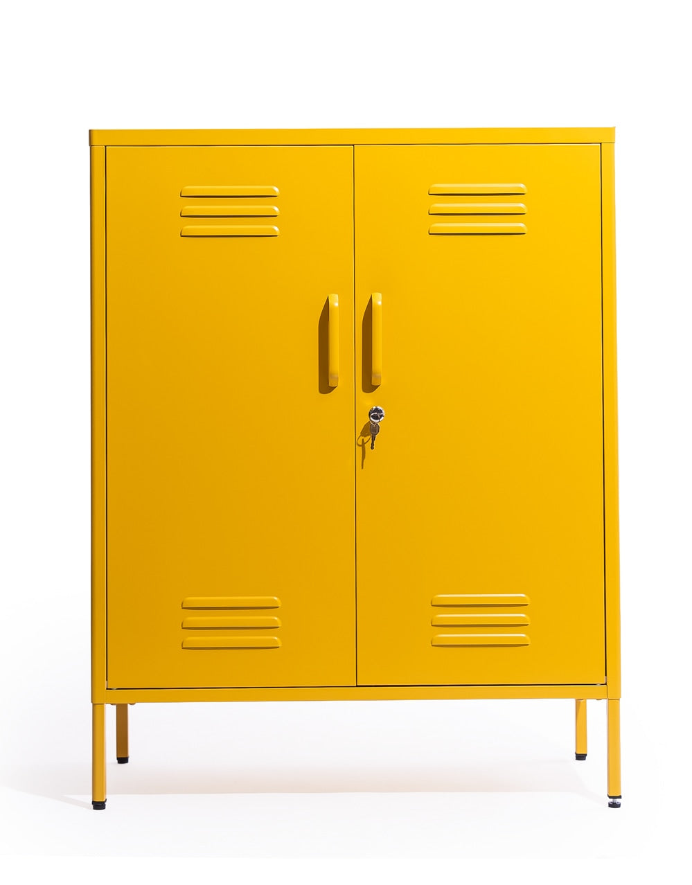 Medium Steel Metal Locker in Mustard Yellow - LLK15